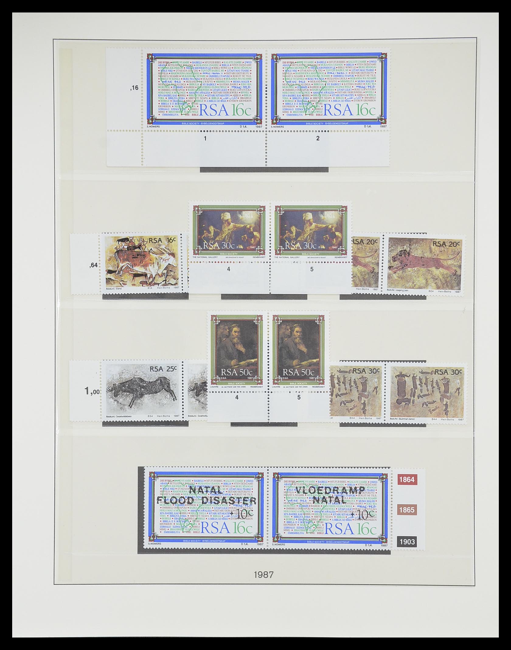 33533 049 - Postzegelverzameling 33533 Zuid Afrika 1961-2013.
