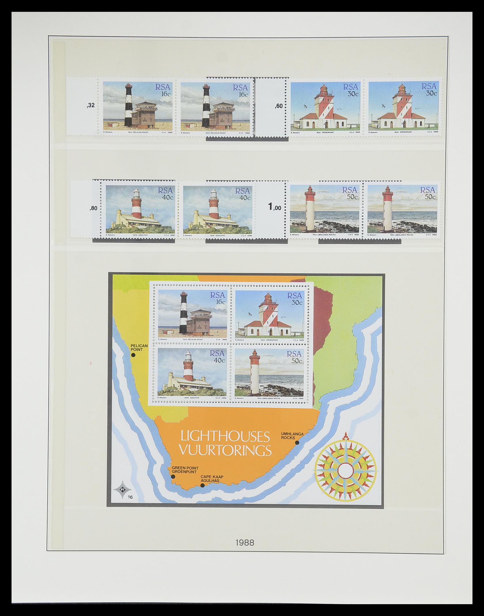 33533 052 - Postzegelverzameling 33533 Zuid Afrika 1961-2013.