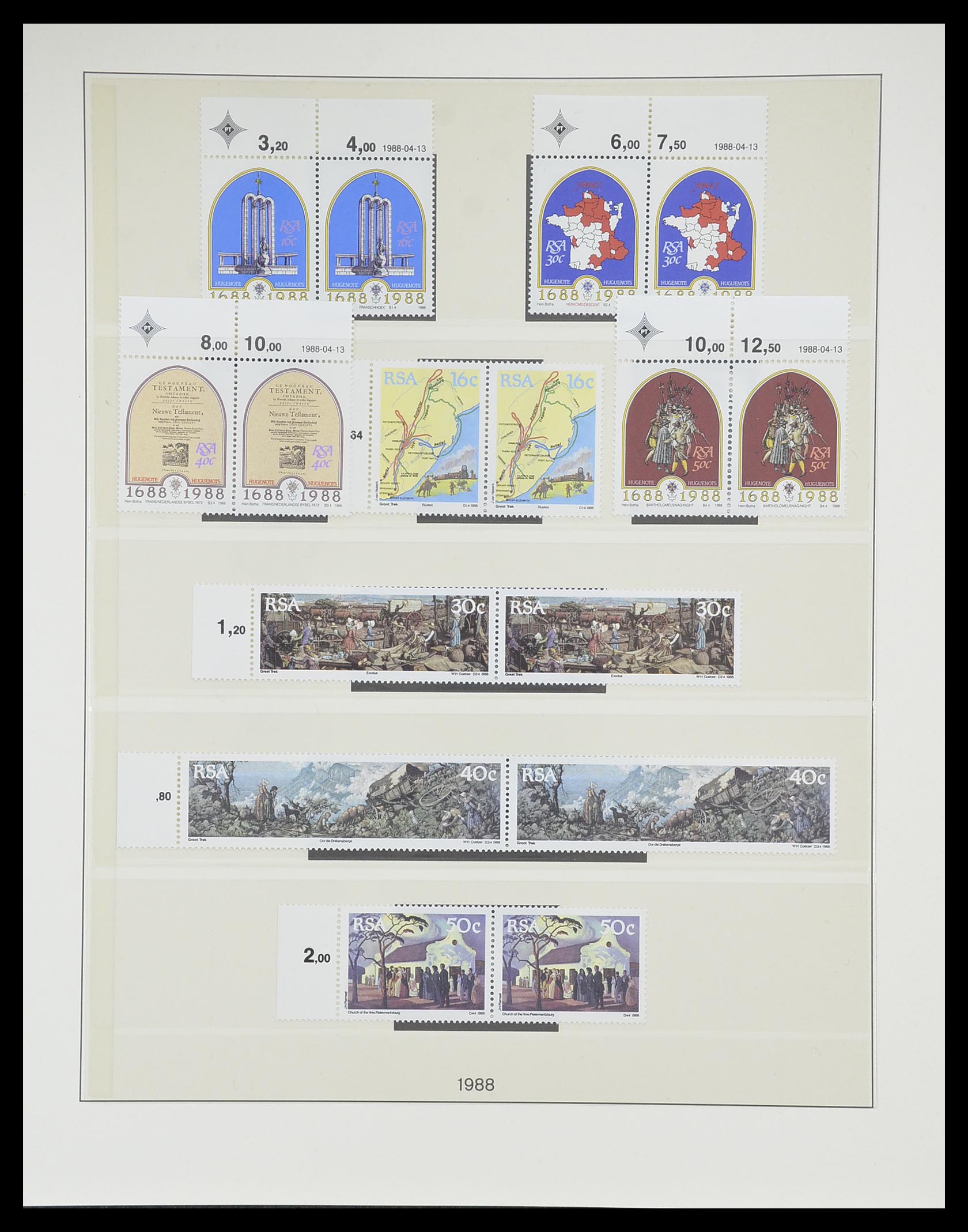 33533 054 - Postzegelverzameling 33533 Zuid Afrika 1961-2013.