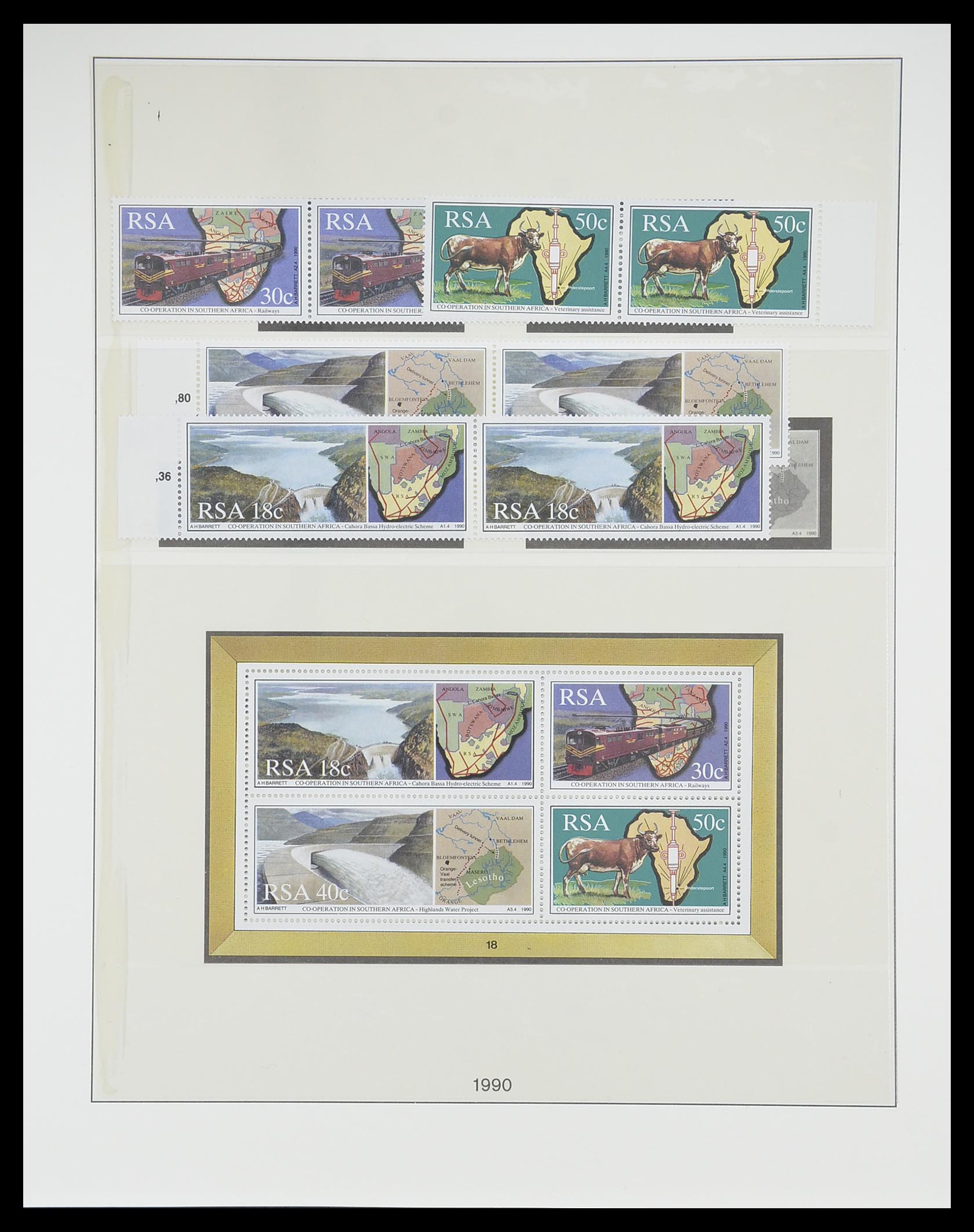 33533 059 - Postzegelverzameling 33533 Zuid Afrika 1961-2013.