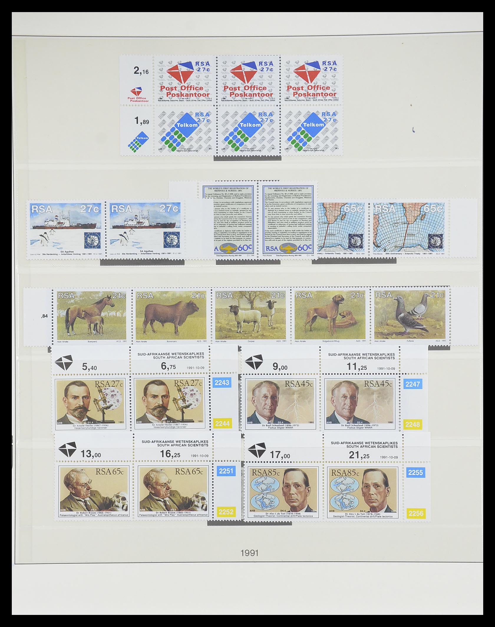 33533 064 - Postzegelverzameling 33533 Zuid Afrika 1961-2013.