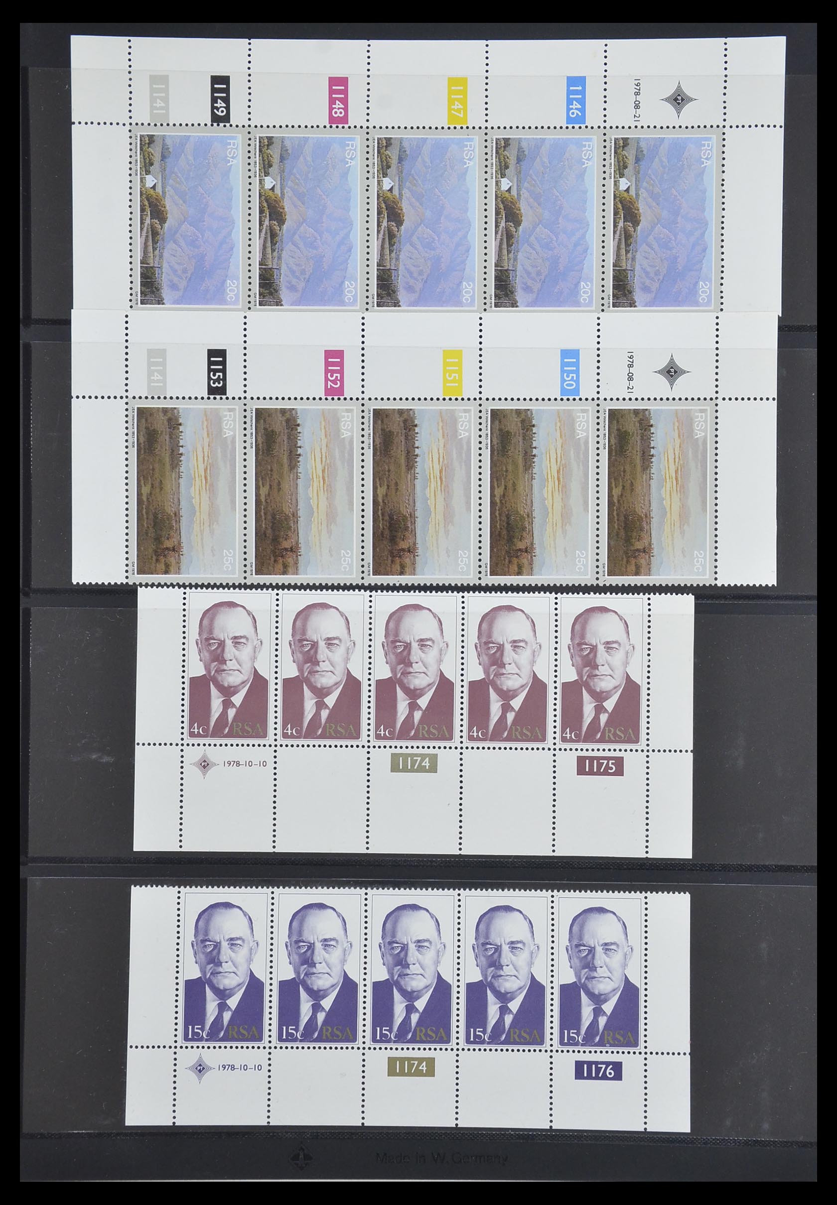 33533 383 - Postzegelverzameling 33533 Zuid Afrika 1961-2013.