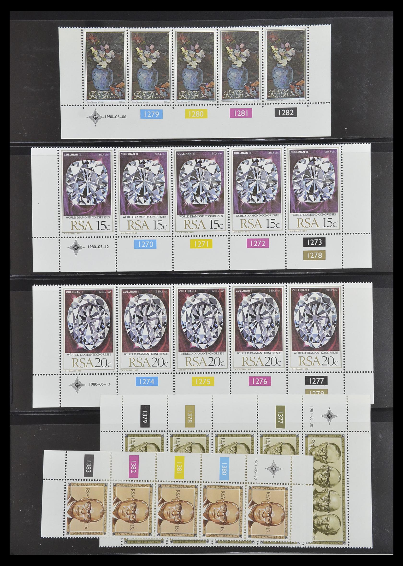33533 389 - Postzegelverzameling 33533 Zuid Afrika 1961-2013.