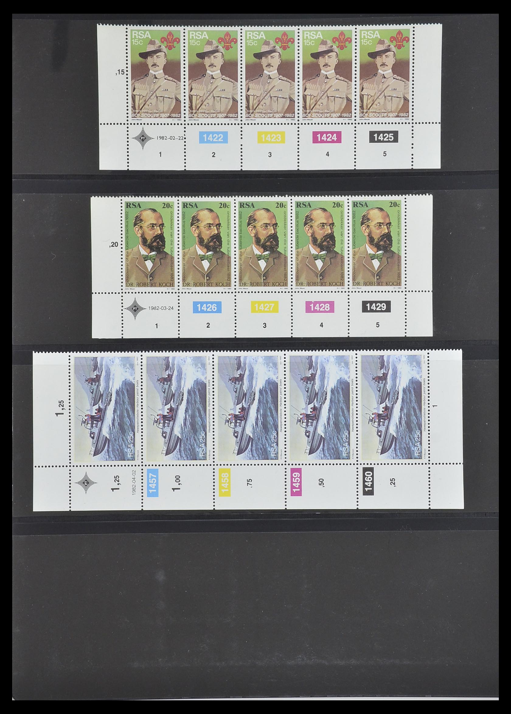 33533 394 - Postzegelverzameling 33533 Zuid Afrika 1961-2013.