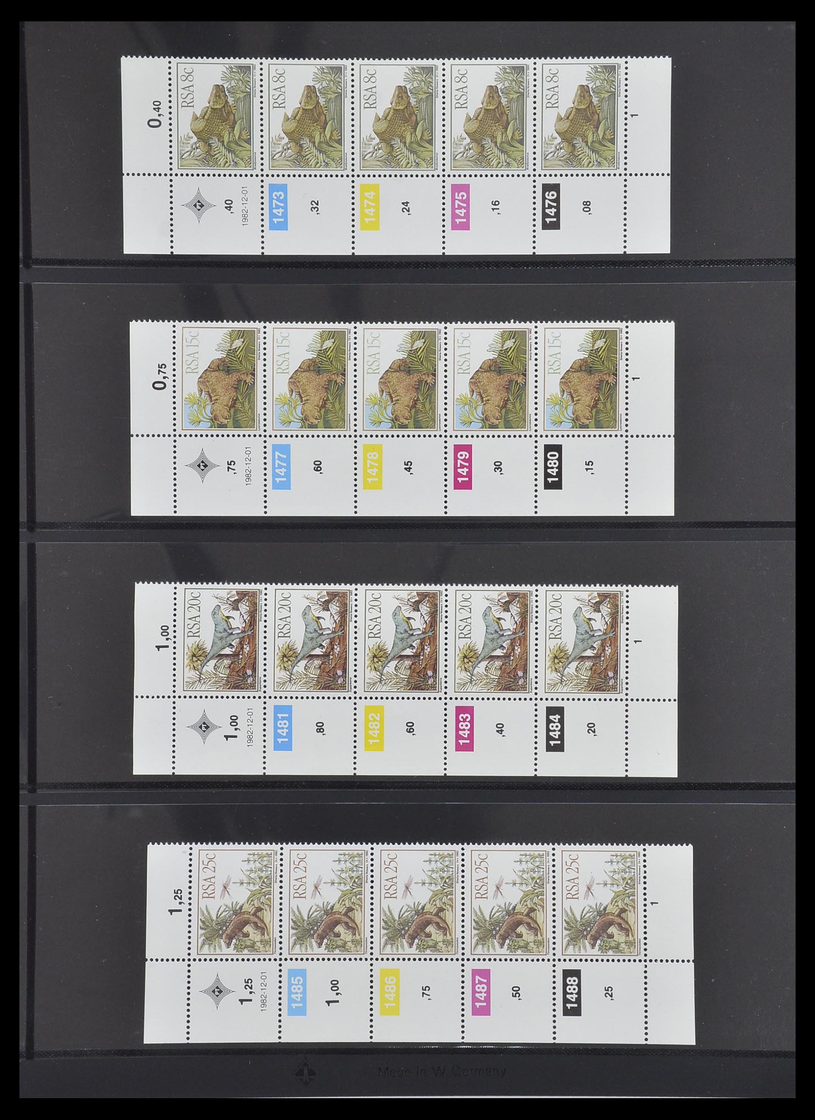 33533 409 - Postzegelverzameling 33533 Zuid Afrika 1961-2013.