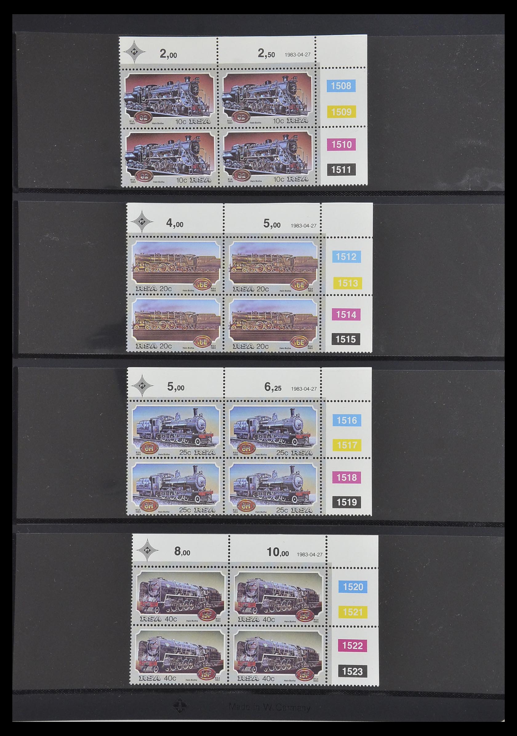 33533 411 - Postzegelverzameling 33533 Zuid Afrika 1961-2013.
