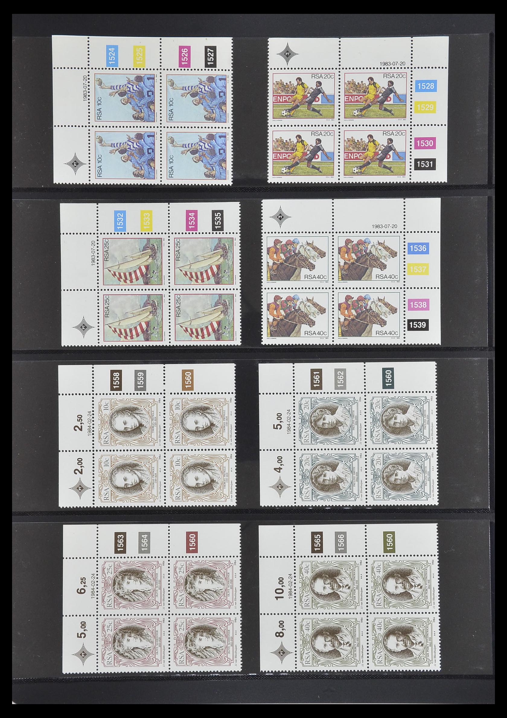 33533 412 - Postzegelverzameling 33533 Zuid Afrika 1961-2013.