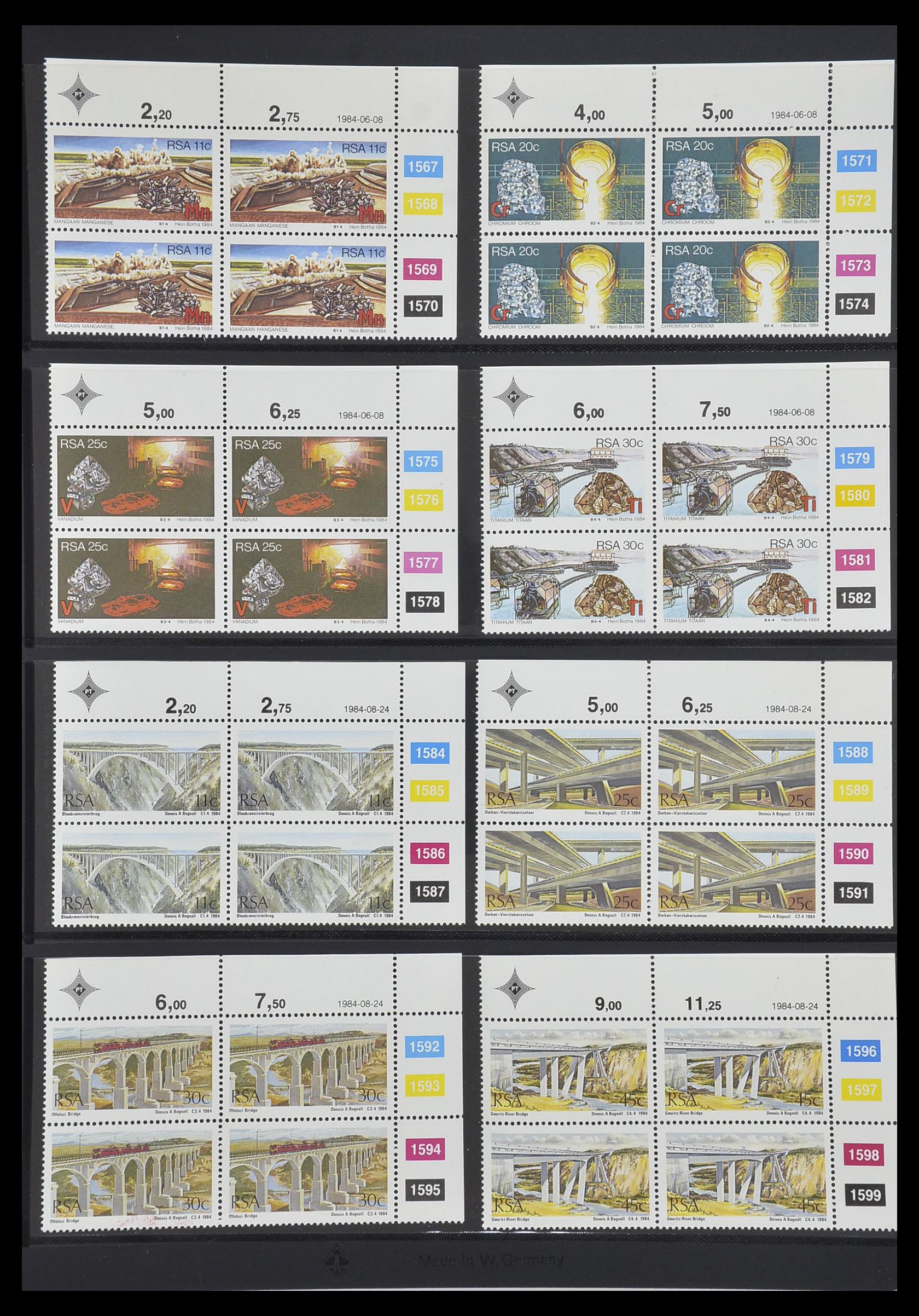 33533 413 - Postzegelverzameling 33533 Zuid Afrika 1961-2013.