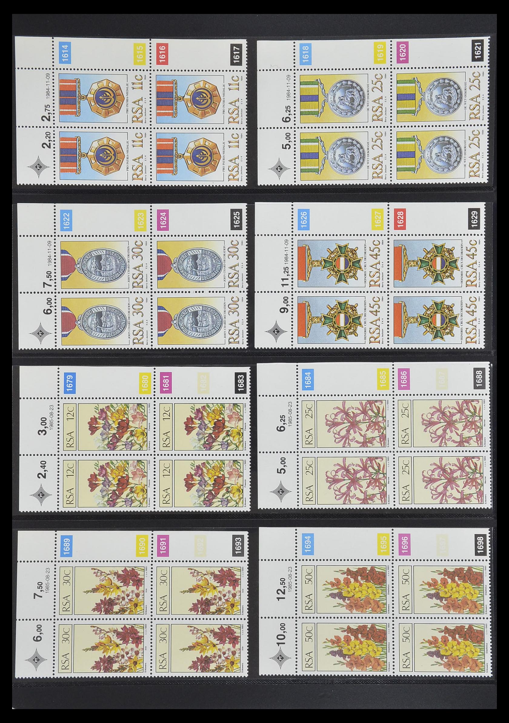33533 414 - Postzegelverzameling 33533 Zuid Afrika 1961-2013.