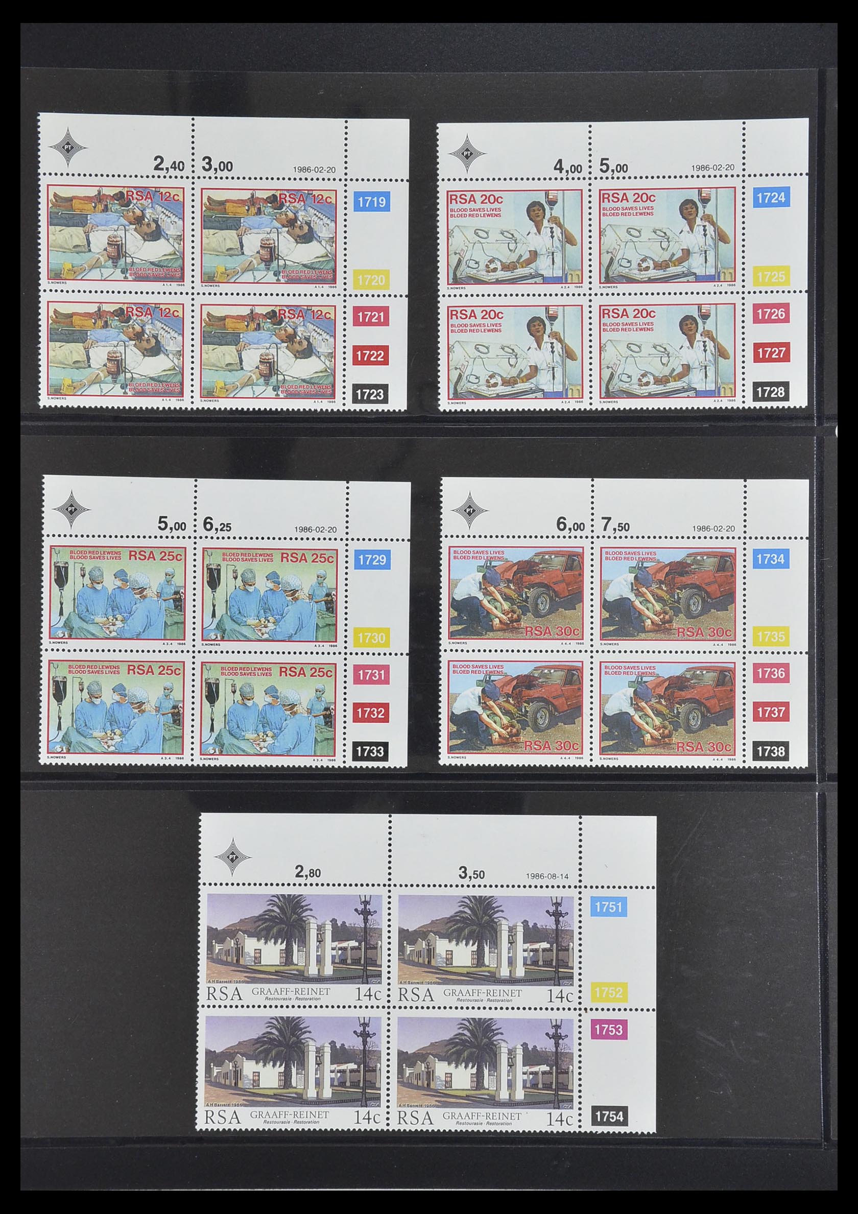 33533 418 - Postzegelverzameling 33533 Zuid Afrika 1961-2013.