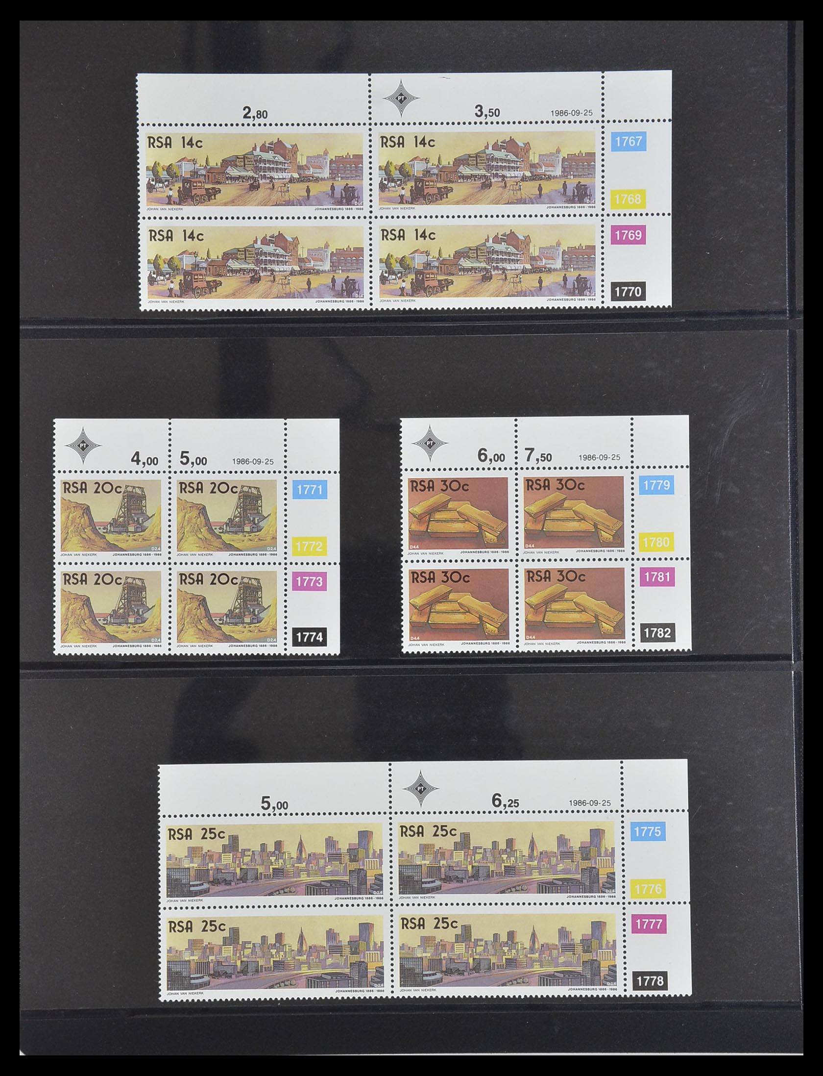 33533 420 - Postzegelverzameling 33533 Zuid Afrika 1961-2013.