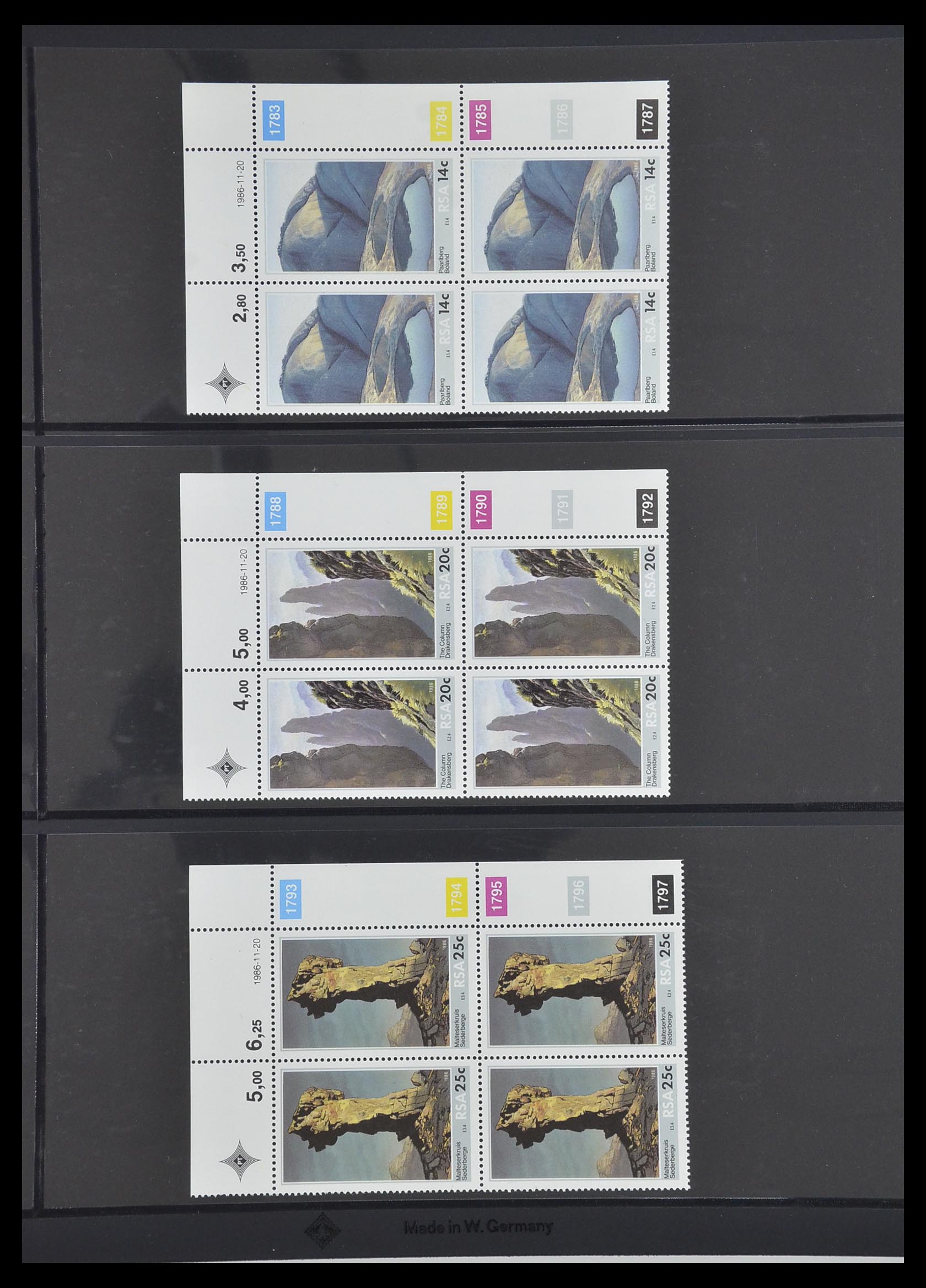 33533 421 - Postzegelverzameling 33533 Zuid Afrika 1961-2013.