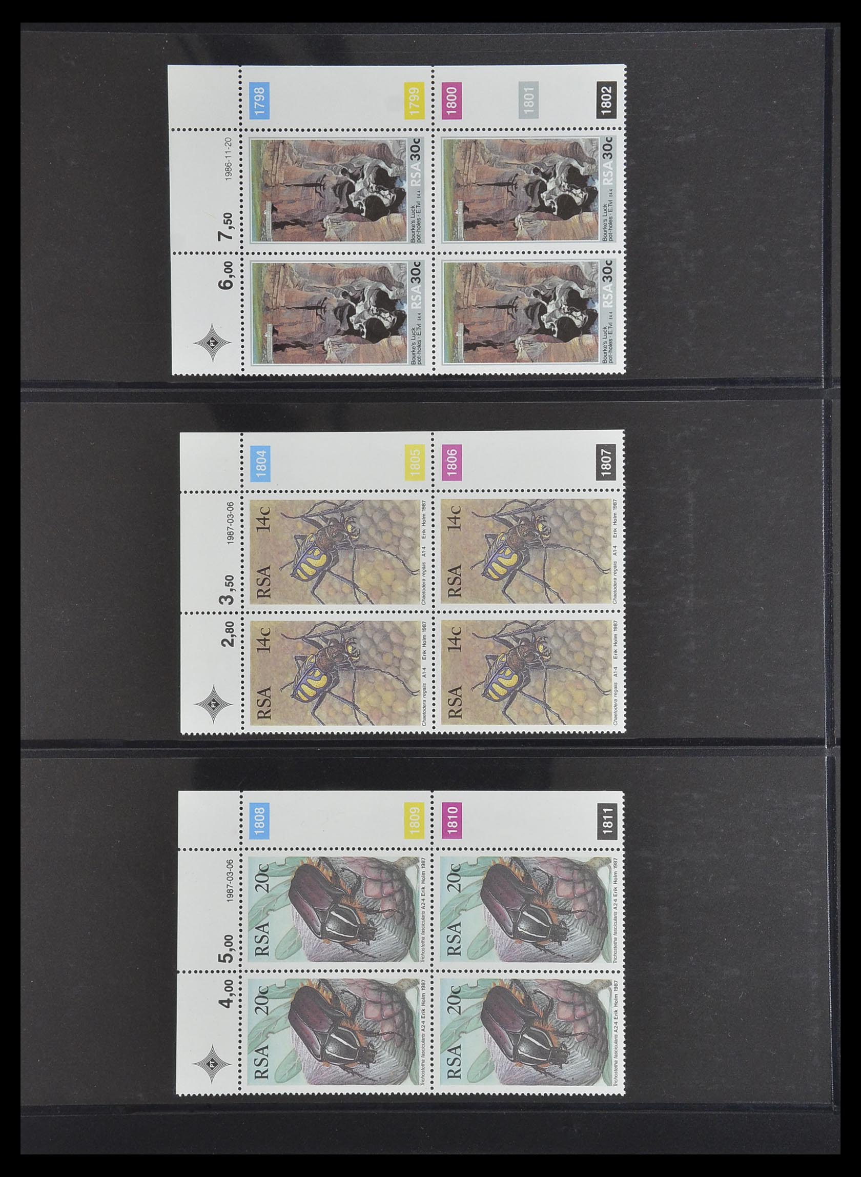 33533 422 - Postzegelverzameling 33533 Zuid Afrika 1961-2013.