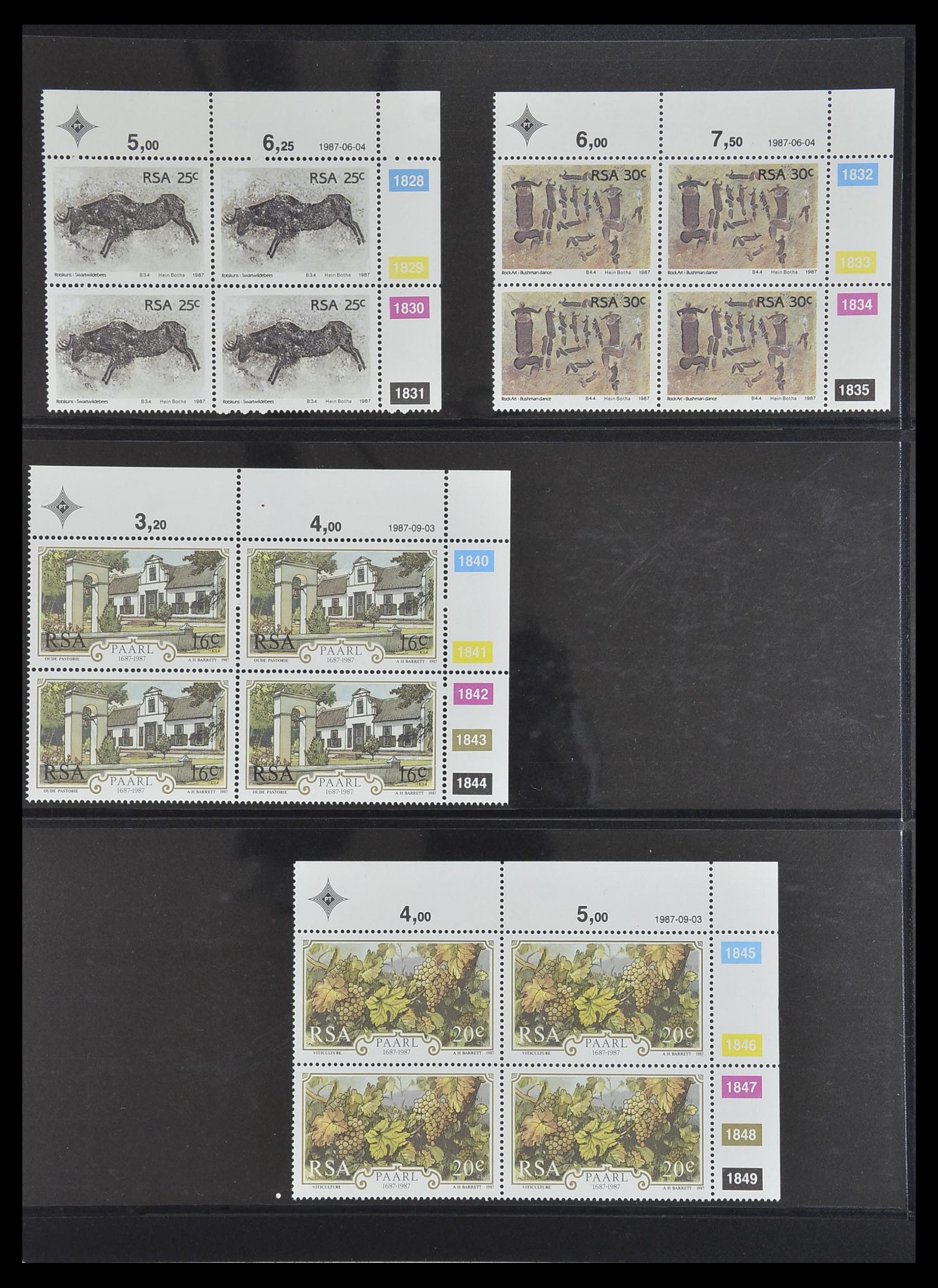 33533 424 - Postzegelverzameling 33533 Zuid Afrika 1961-2013.