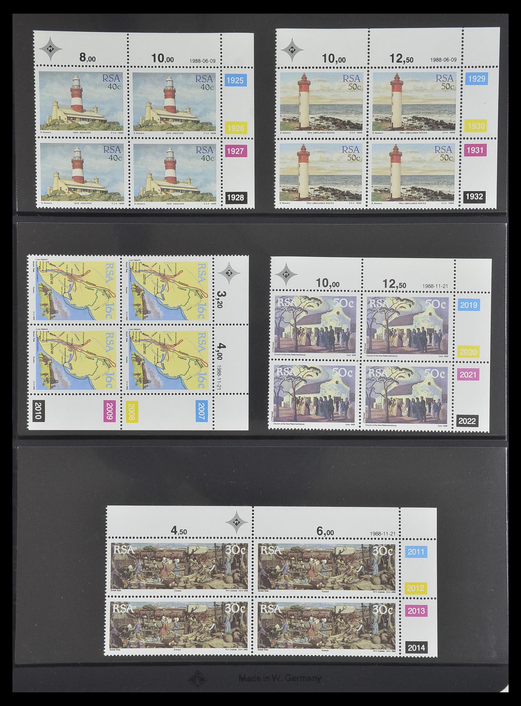 33533 429 - Postzegelverzameling 33533 Zuid Afrika 1961-2013.