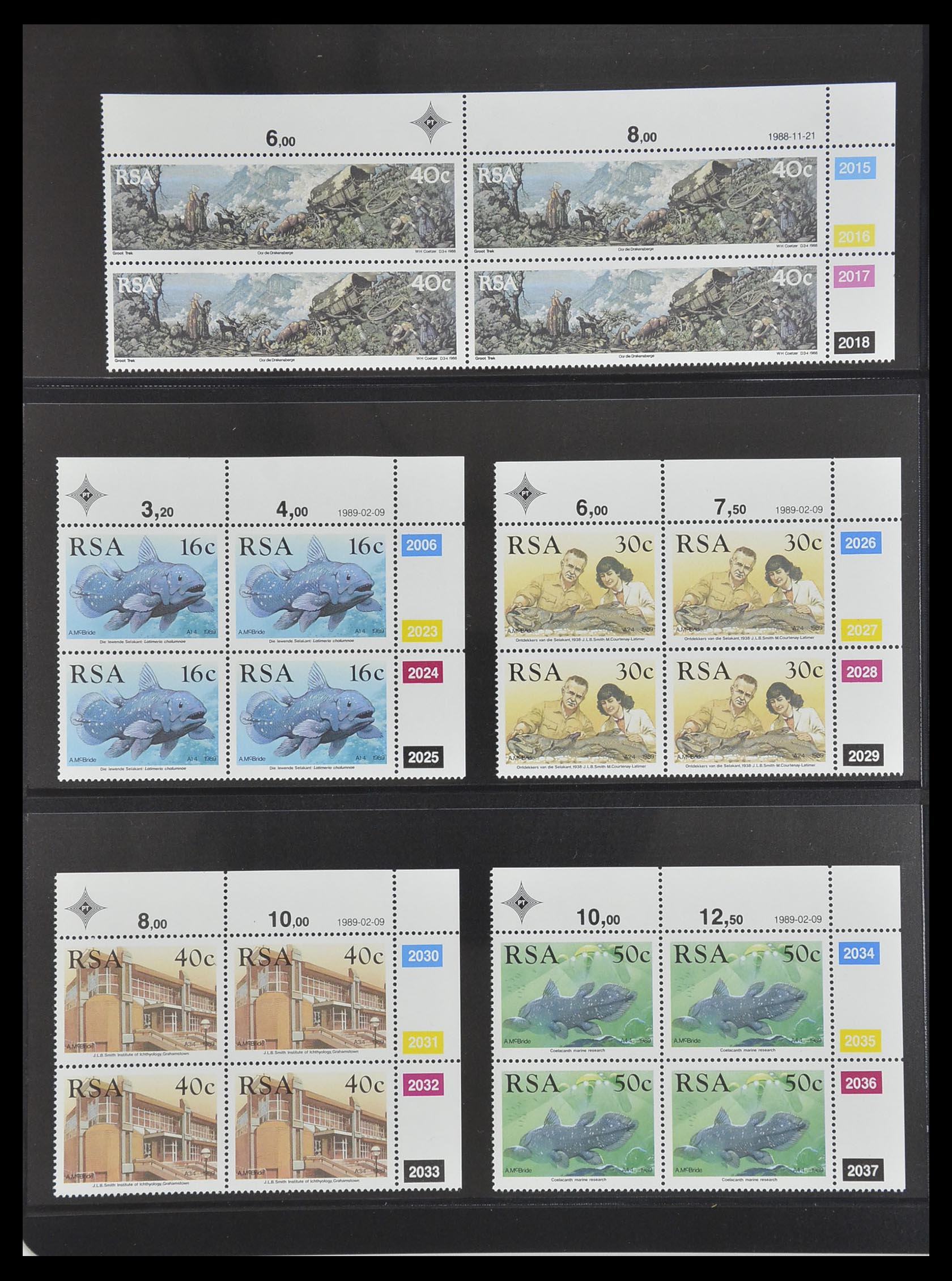33533 430 - Postzegelverzameling 33533 Zuid Afrika 1961-2013.