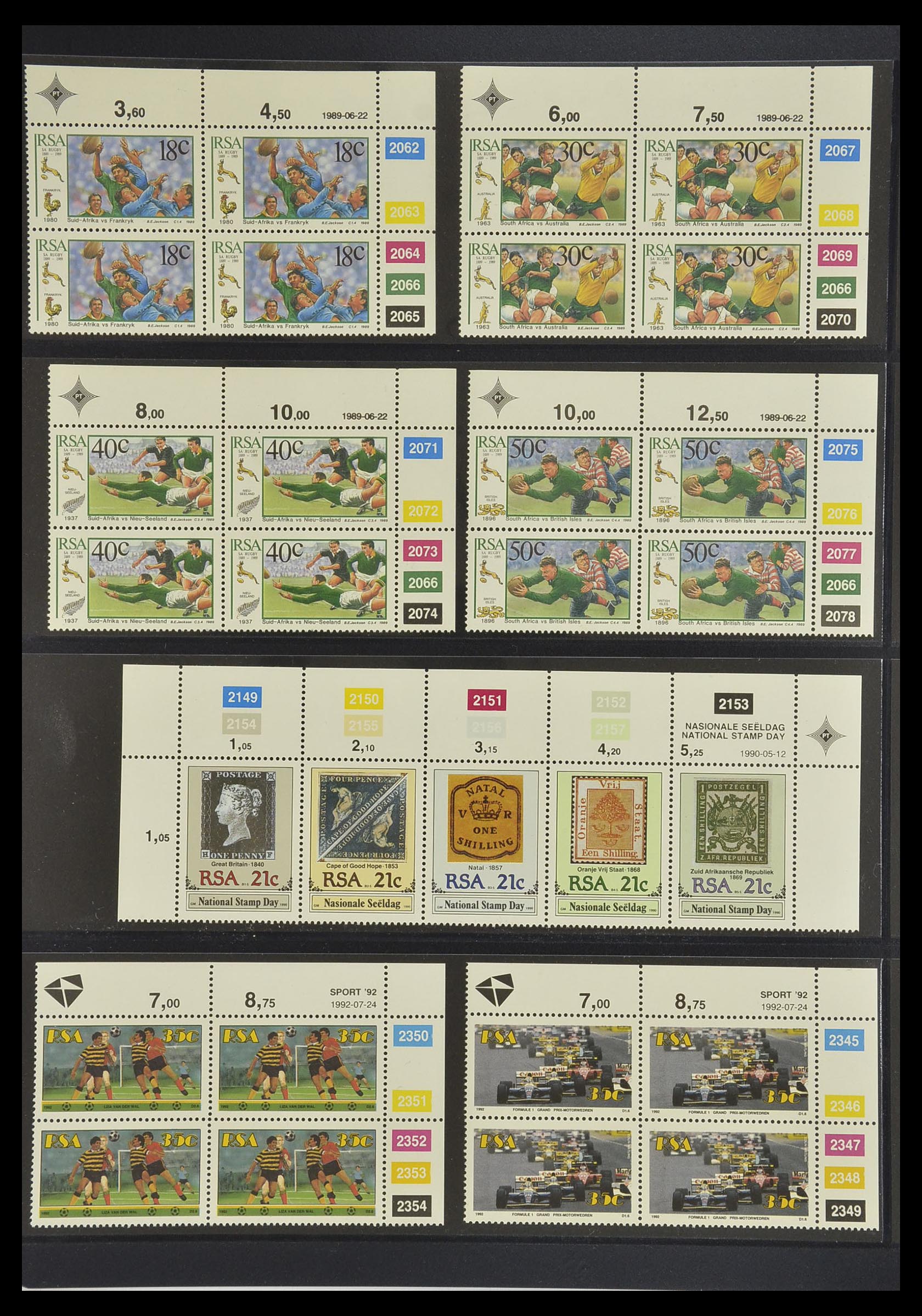 33533 438 - Postzegelverzameling 33533 Zuid Afrika 1961-2013.