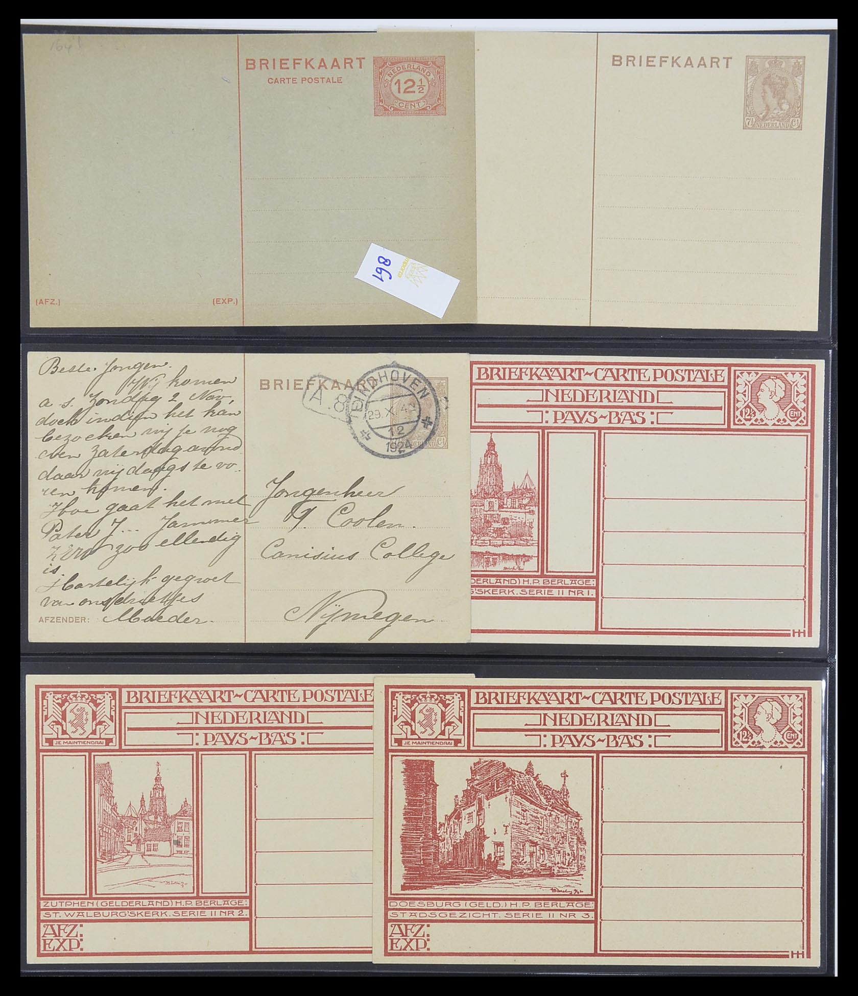 33534 057 - Postzegelverzameling 33534 Nederland postwaardestukken 1871-2010.