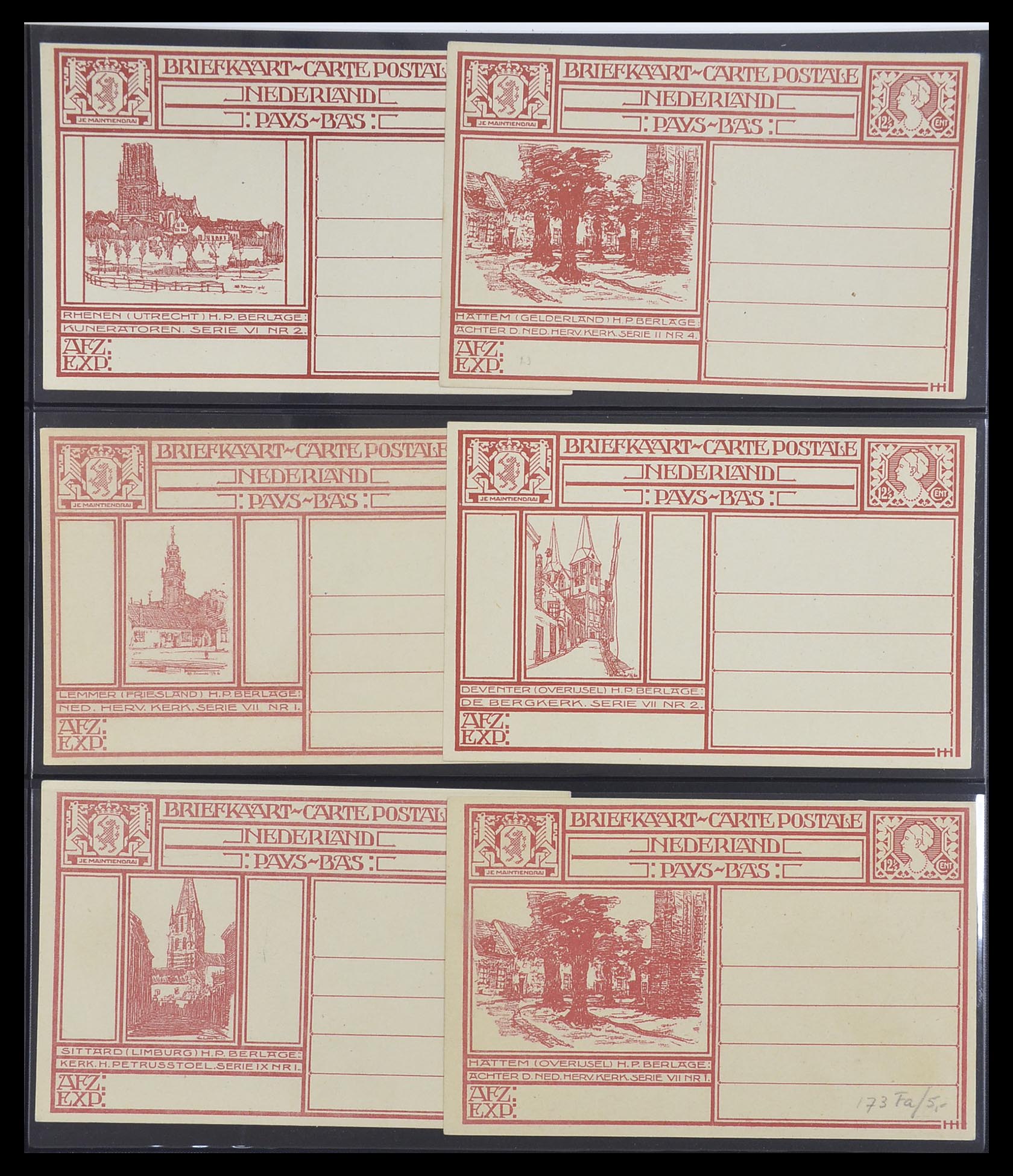 33534 059 - Postzegelverzameling 33534 Nederland postwaardestukken 1871-2010.