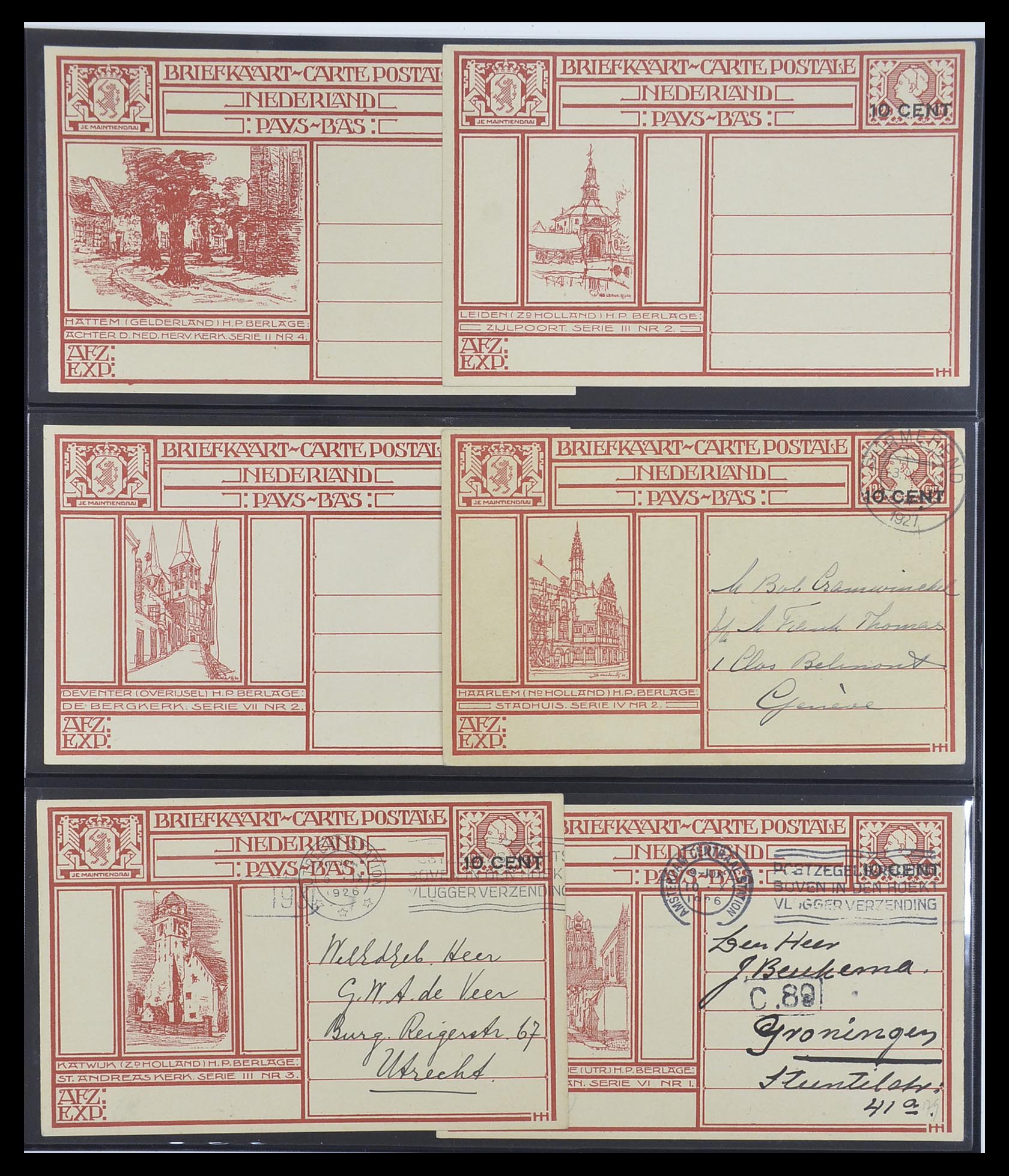 33534 067 - Postzegelverzameling 33534 Nederland postwaardestukken 1871-2010.