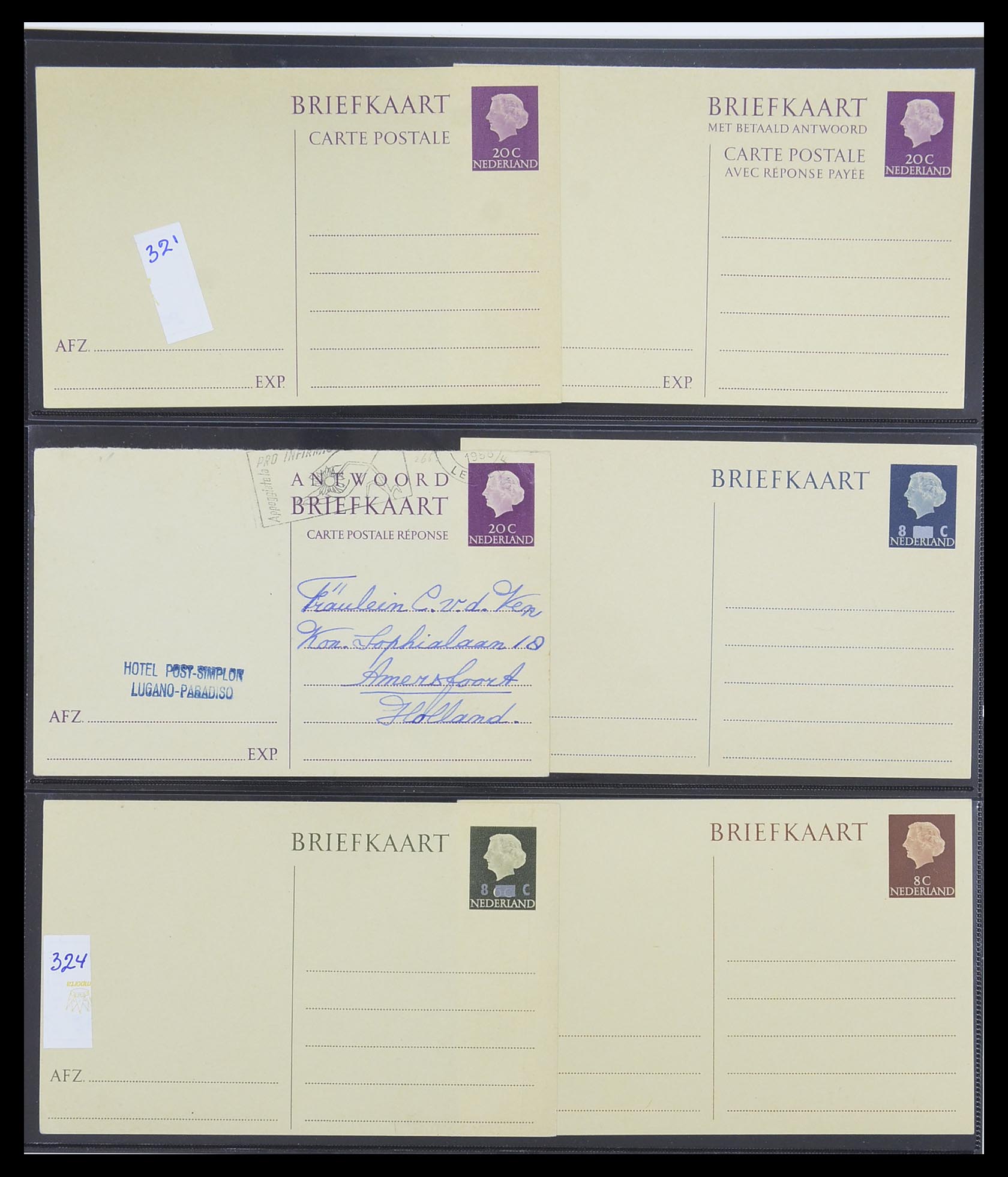 33534 123 - Postzegelverzameling 33534 Nederland postwaardestukken 1871-2010.