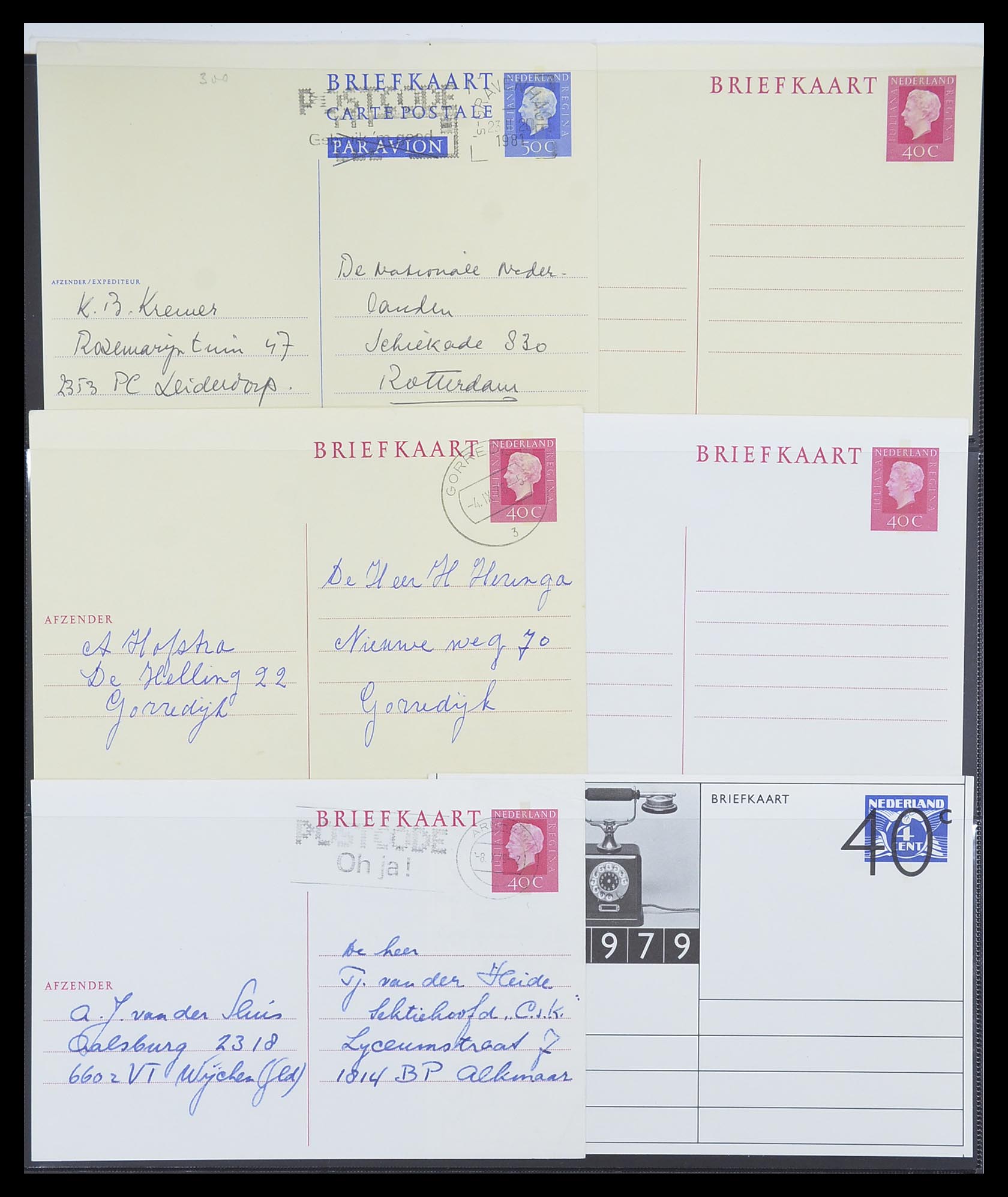 33534 131 - Postzegelverzameling 33534 Nederland postwaardestukken 1871-2010.