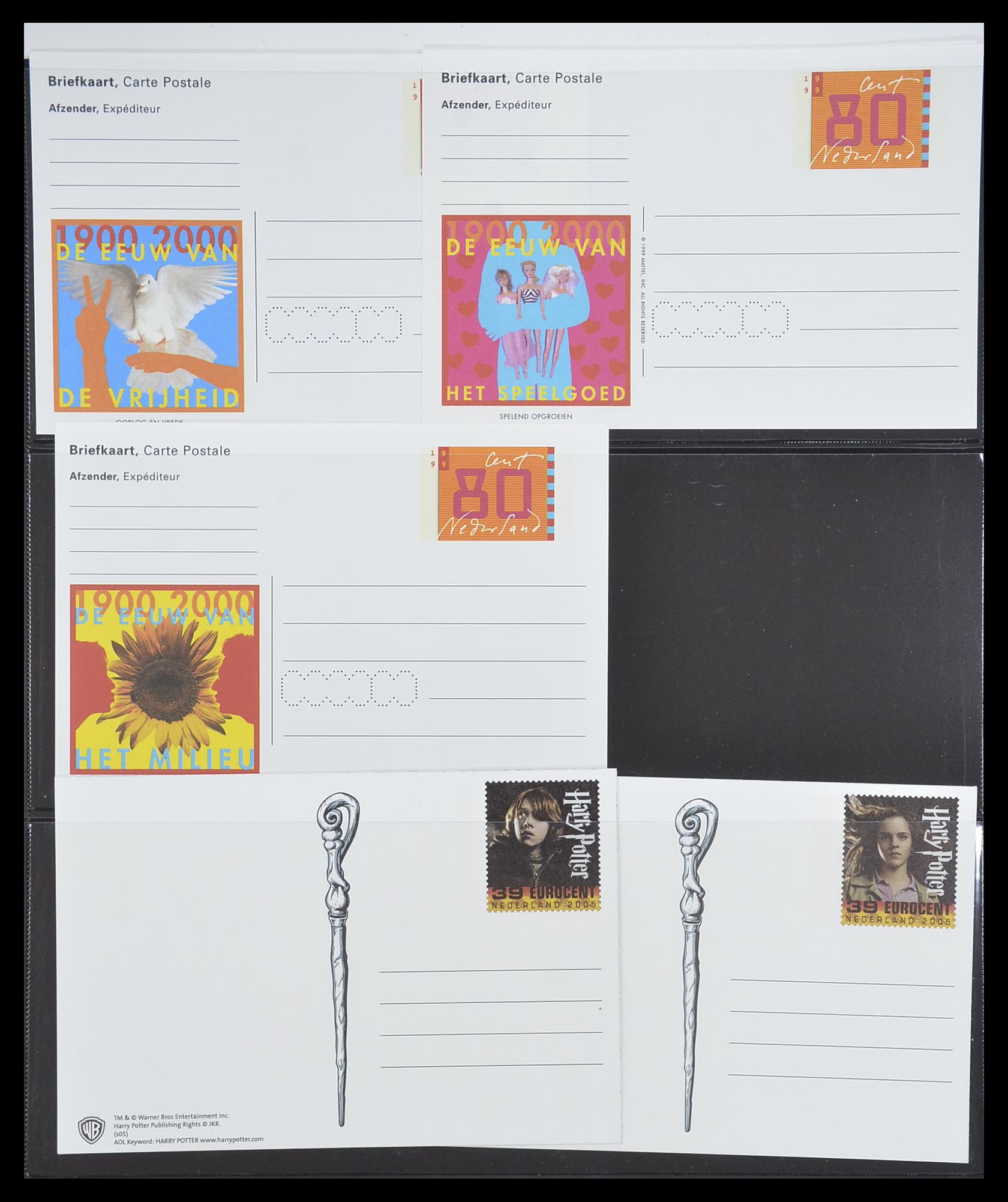 33534 138 - Postzegelverzameling 33534 Nederland postwaardestukken 1871-2010.