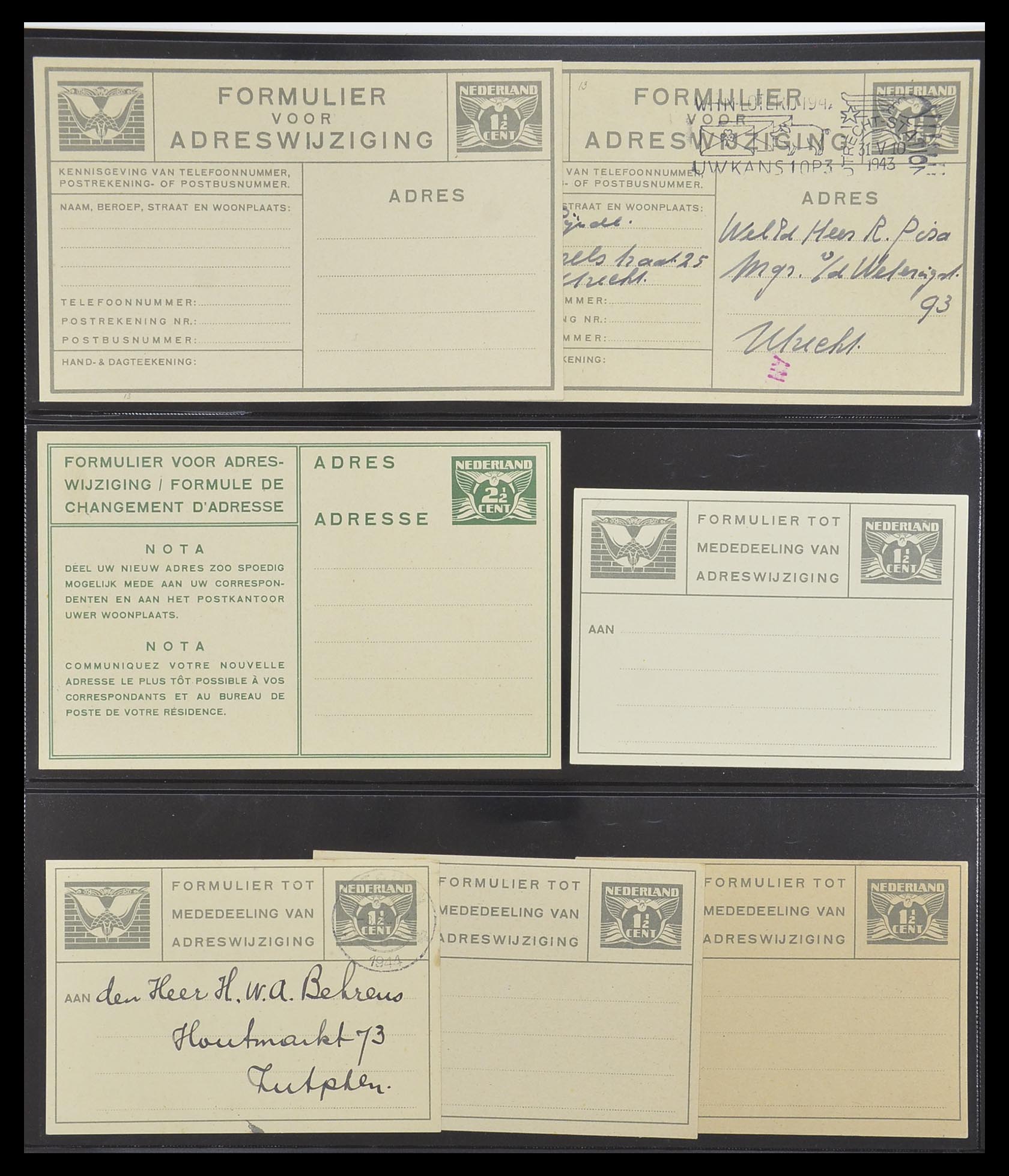 33534 148 - Postzegelverzameling 33534 Nederland postwaardestukken 1871-2010.