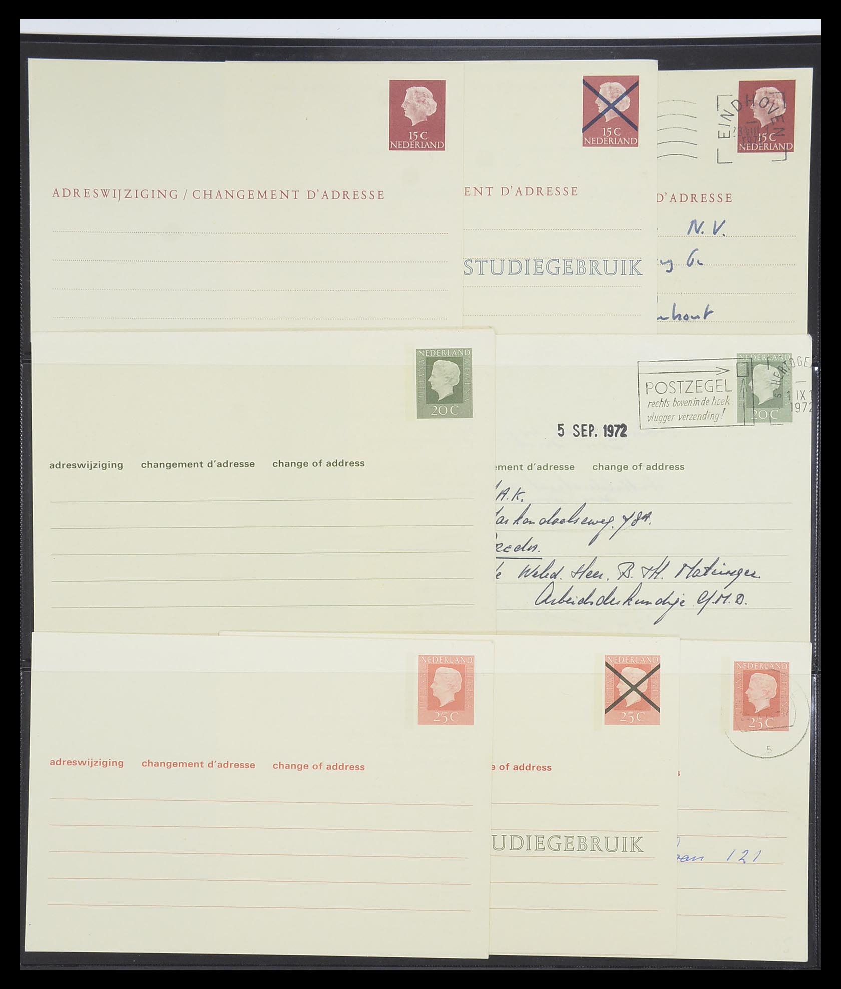 33534 154 - Postzegelverzameling 33534 Nederland postwaardestukken 1871-2010.