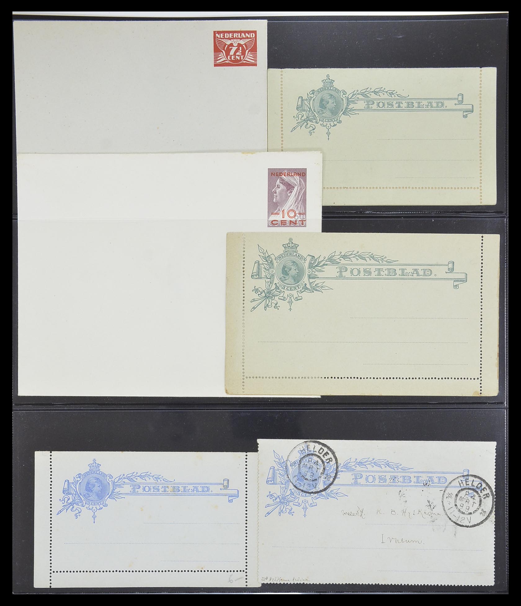 33534 166 - Postzegelverzameling 33534 Nederland postwaardestukken 1871-2010.