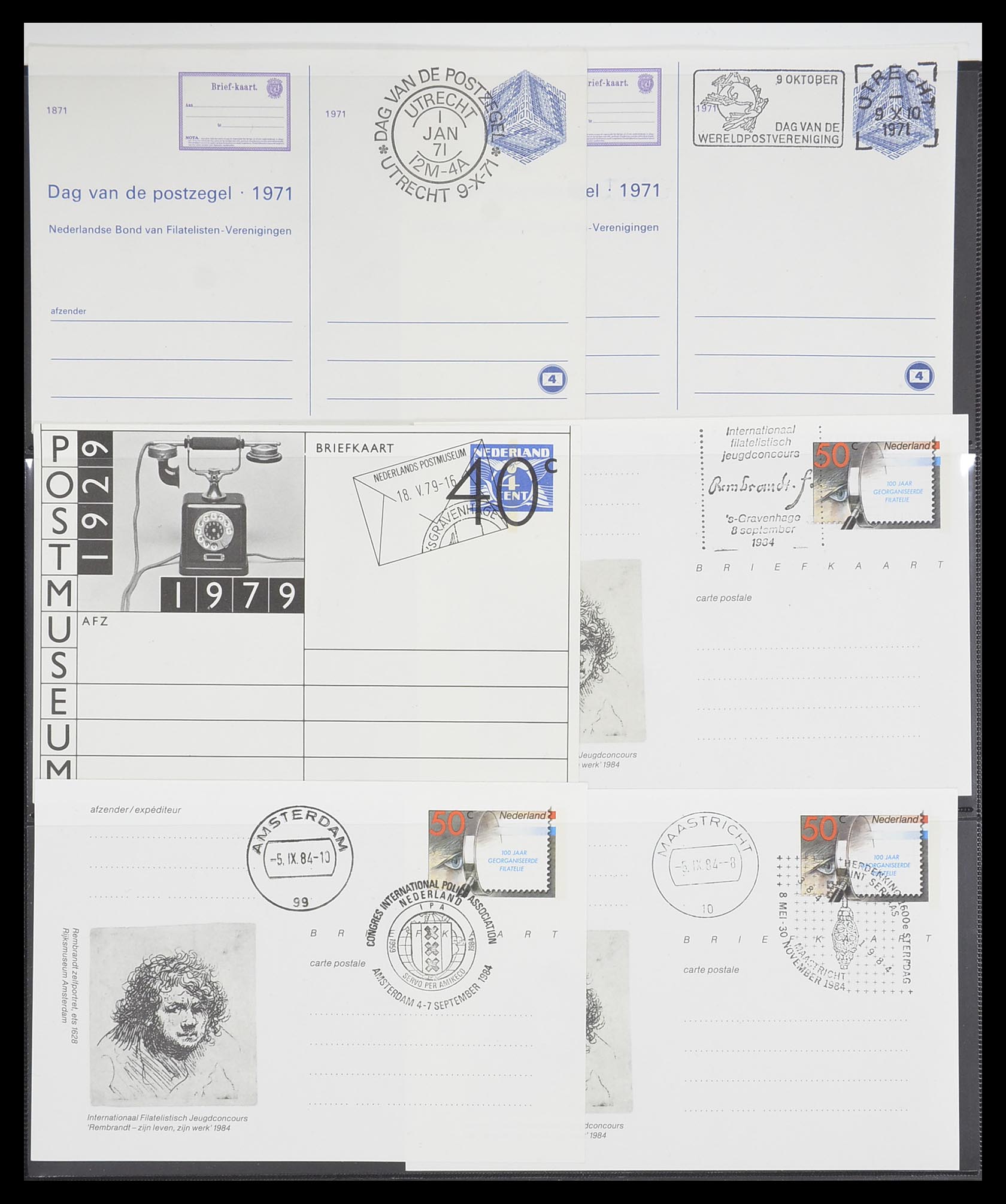 33534 172 - Postzegelverzameling 33534 Nederland postwaardestukken 1871-2010.