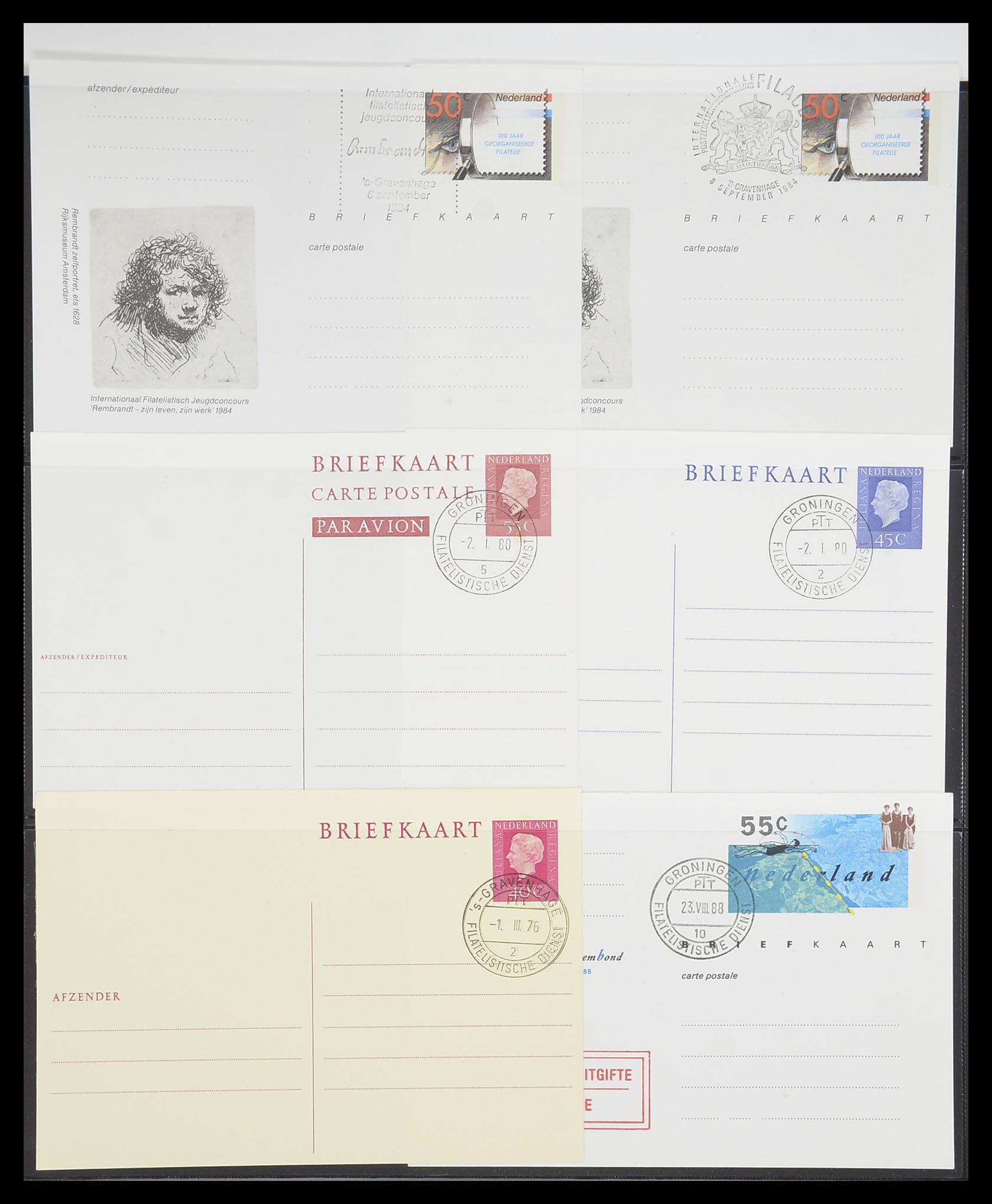 33534 173 - Stamp collection 33534 Netherlands postal stationeries 1871-2010.