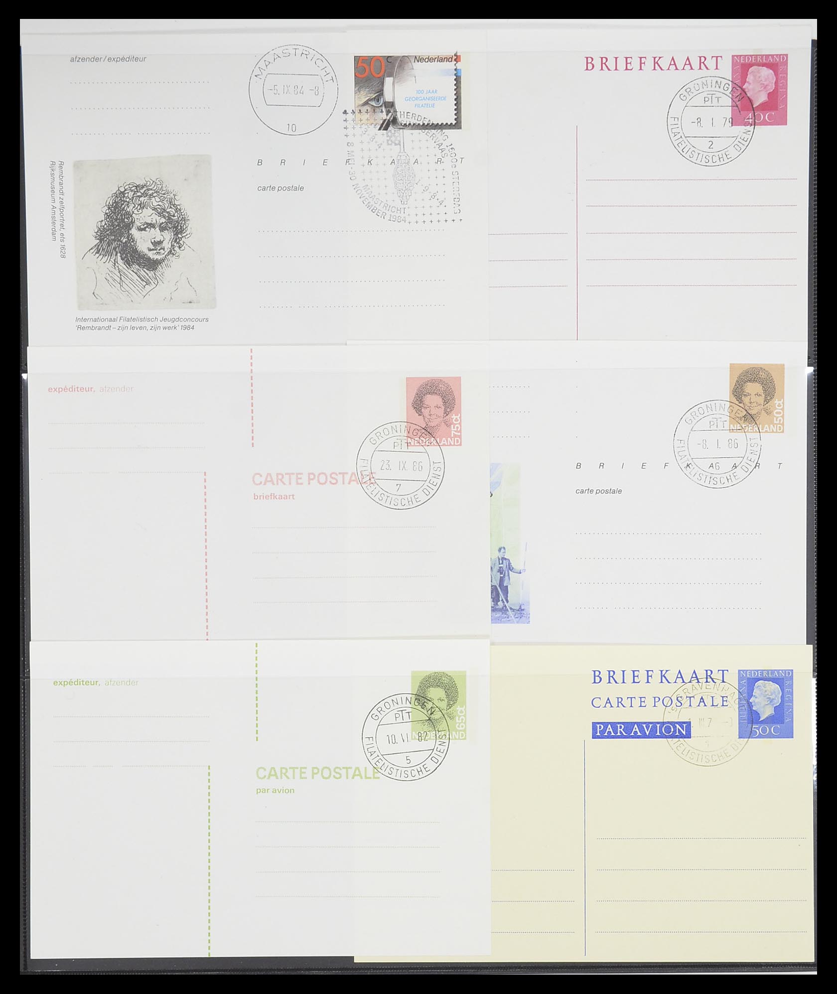 33534 174 - Postzegelverzameling 33534 Nederland postwaardestukken 1871-2010.