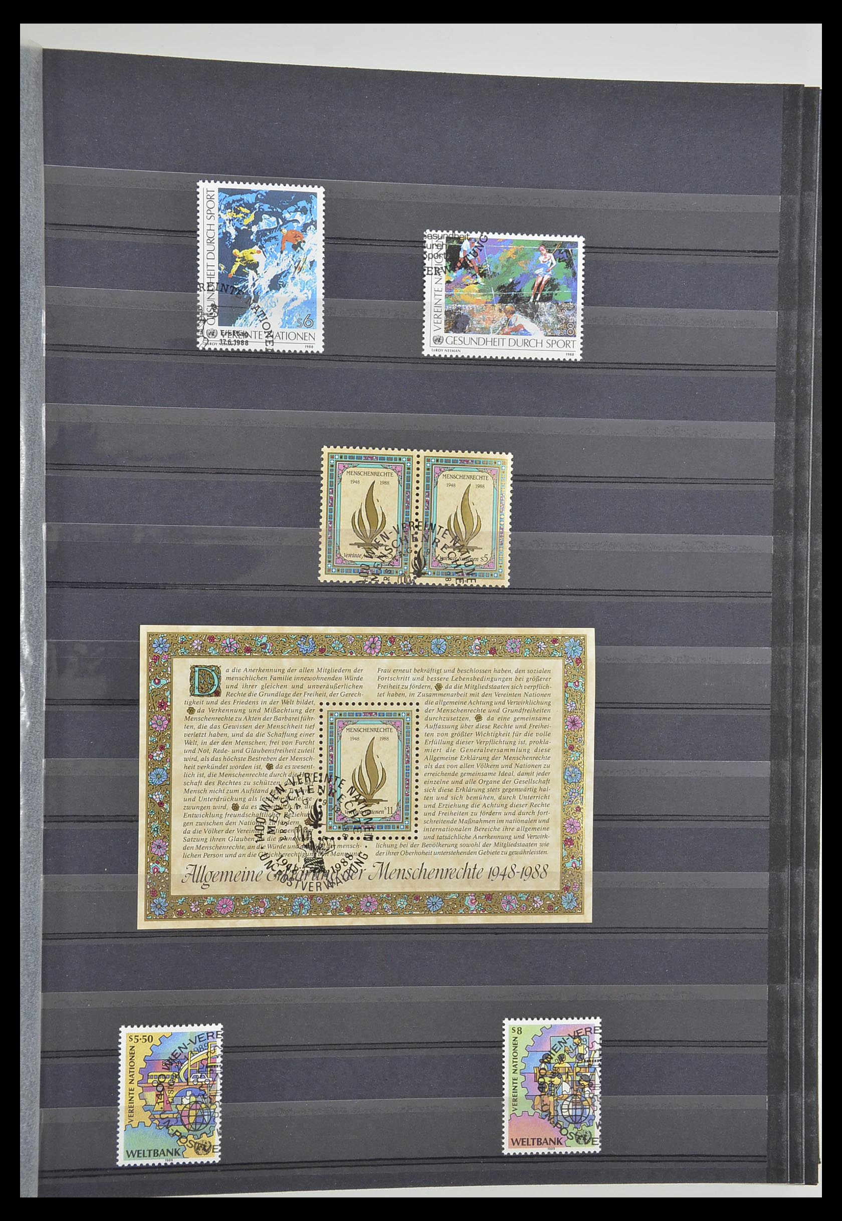33535 011 - Postzegelverzameling 33535 Verenigde Naties 1951-2008.
