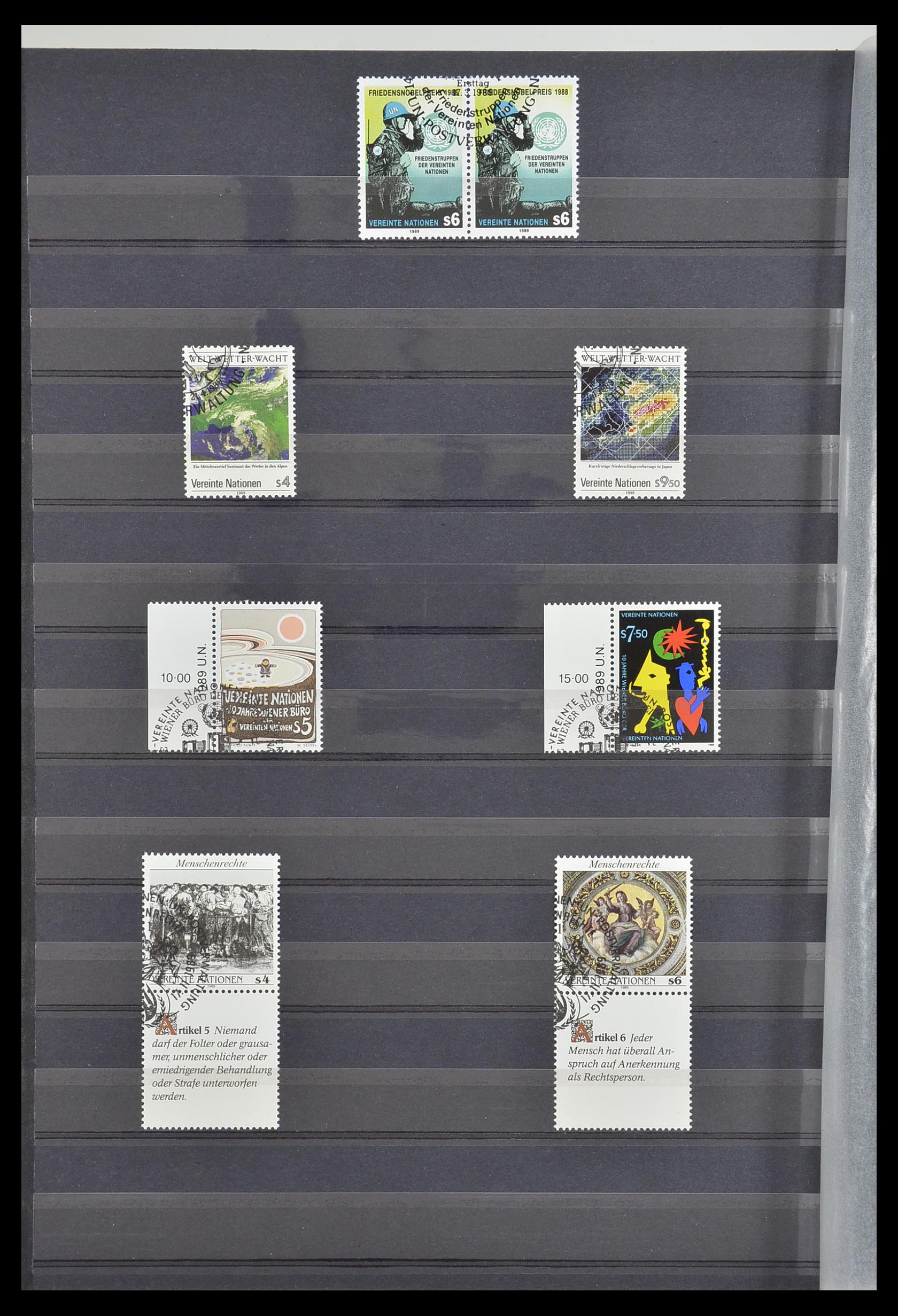 33535 012 - Postzegelverzameling 33535 Verenigde Naties 1951-2008.