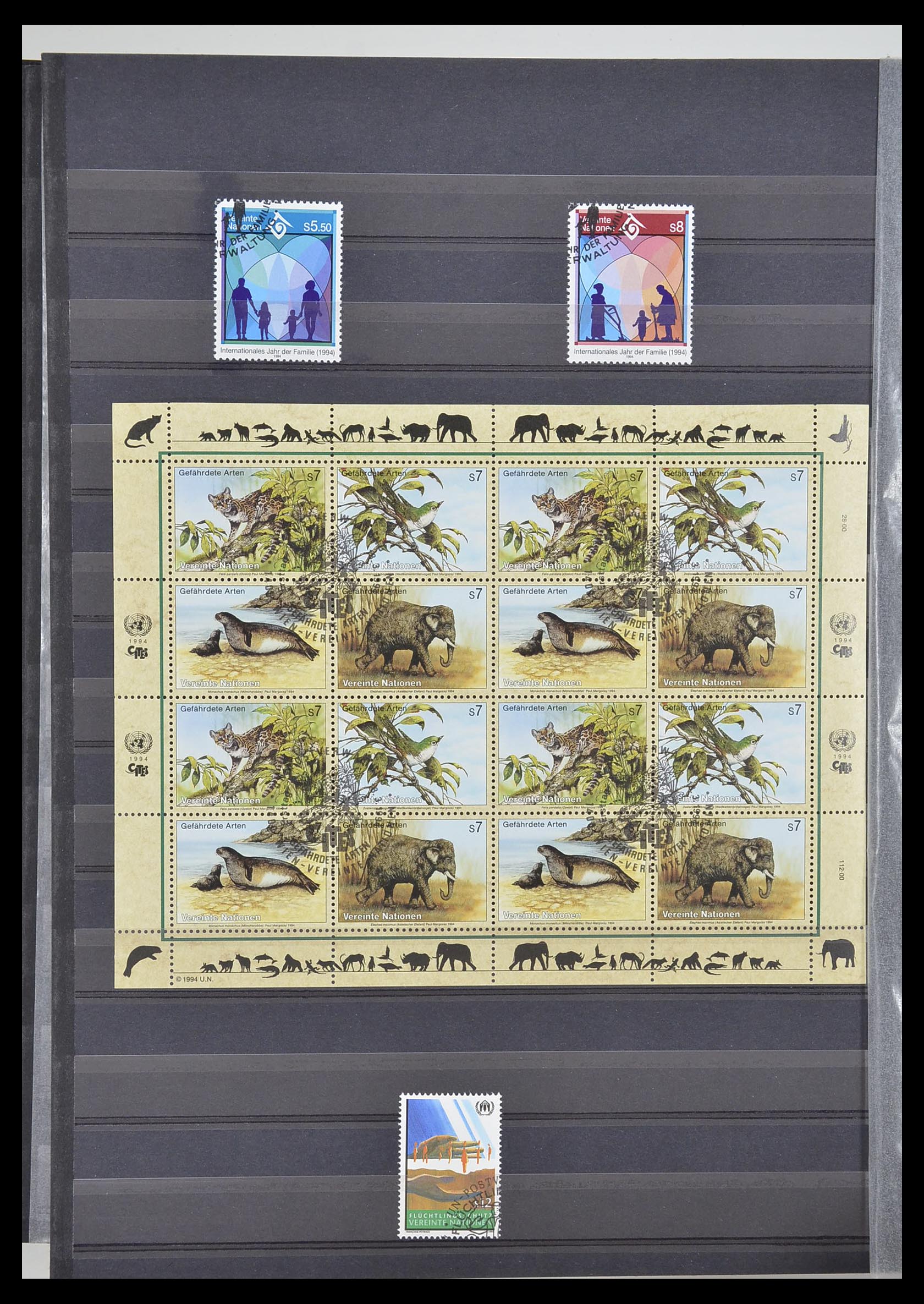 33535 032 - Postzegelverzameling 33535 Verenigde Naties 1951-2008.