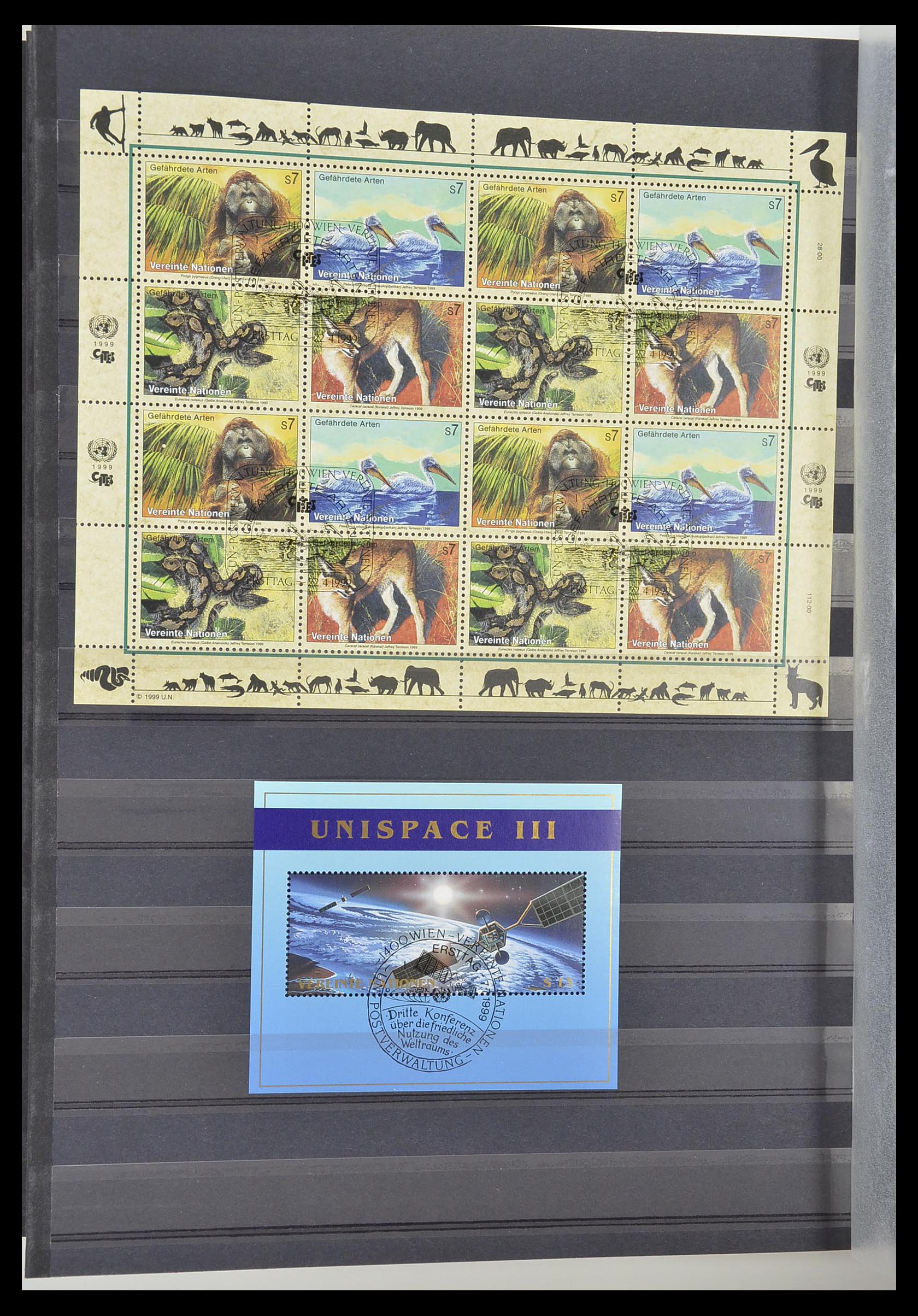 33535 047 - Postzegelverzameling 33535 Verenigde Naties 1951-2008.