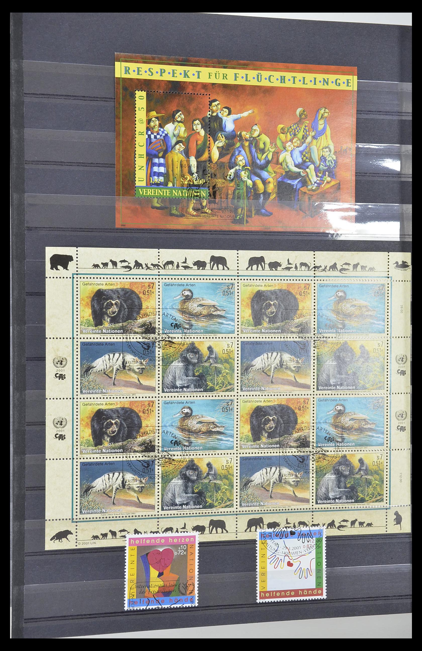 33535 052 - Postzegelverzameling 33535 Verenigde Naties 1951-2008.