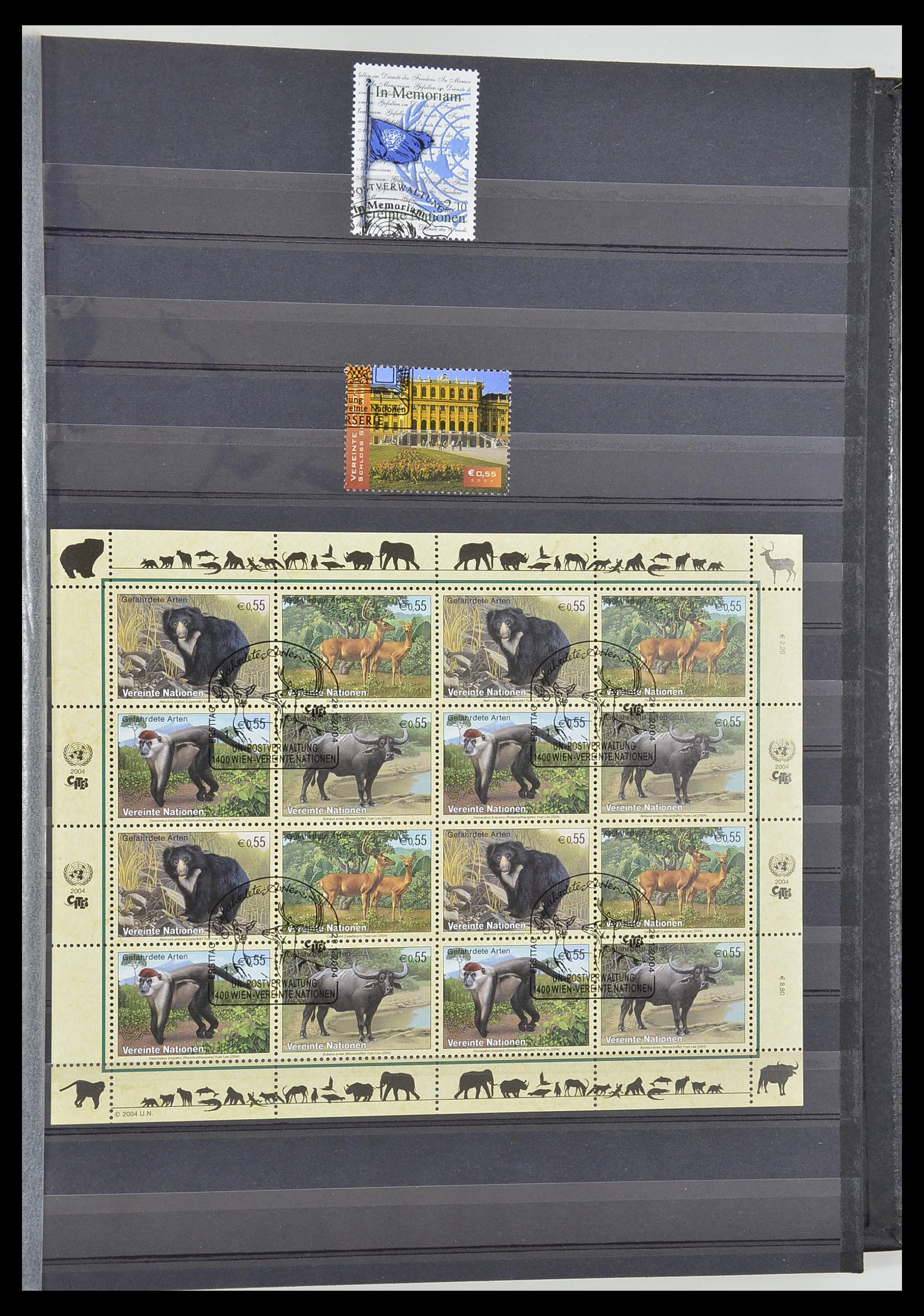 33535 060 - Postzegelverzameling 33535 Verenigde Naties 1951-2008.
