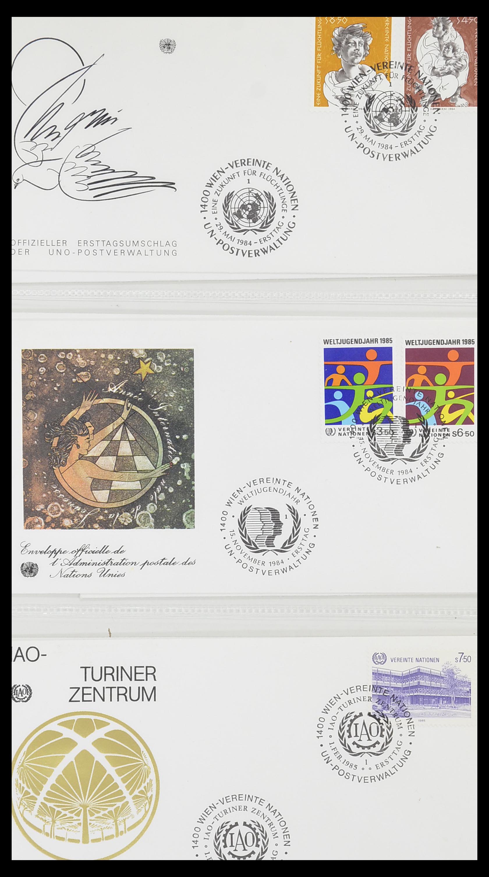 33535 079 - Stamp collection 33535 United Nations 1951-2008.