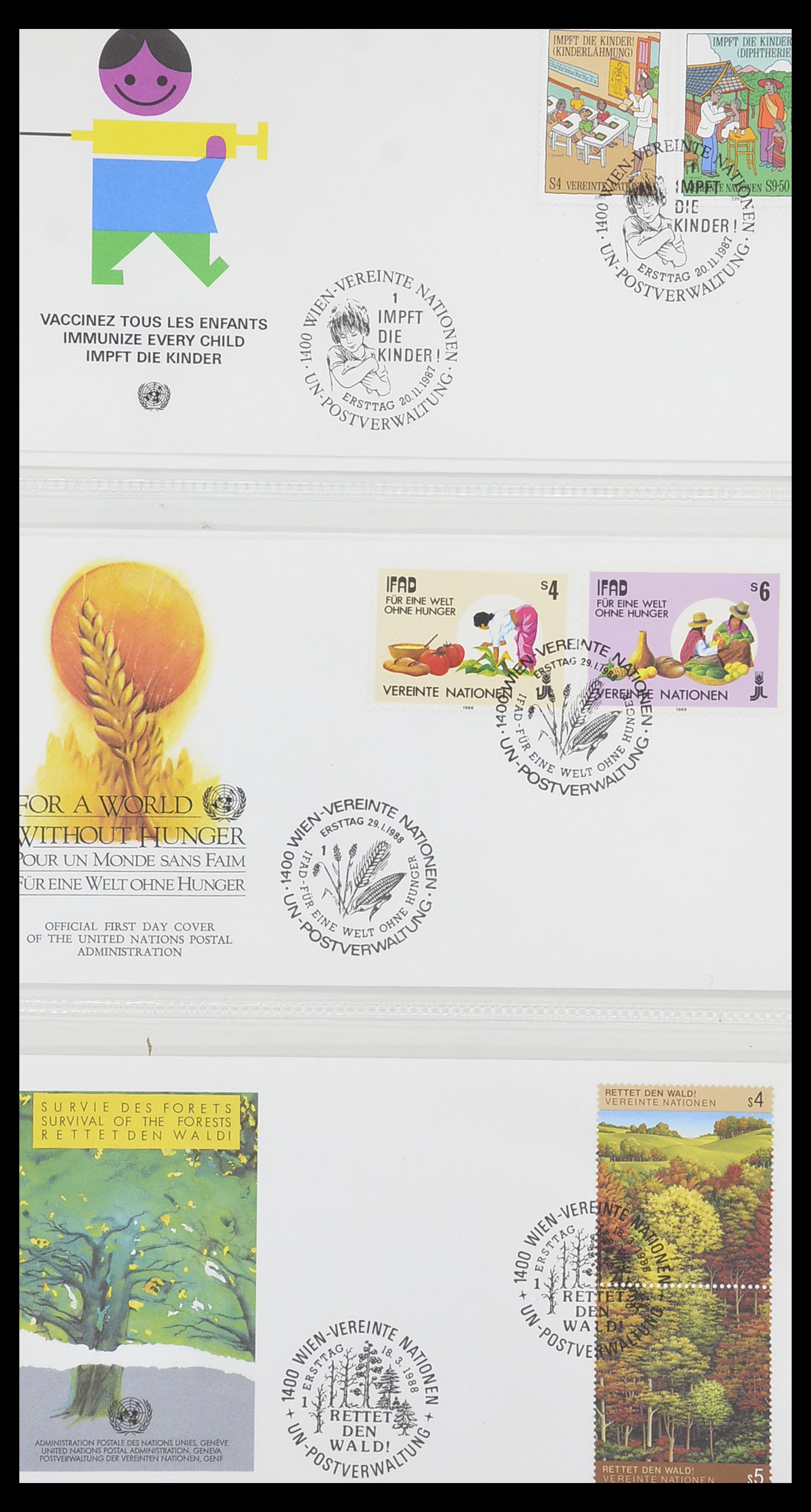33535 085 - Postzegelverzameling 33535 Verenigde Naties 1951-2008.