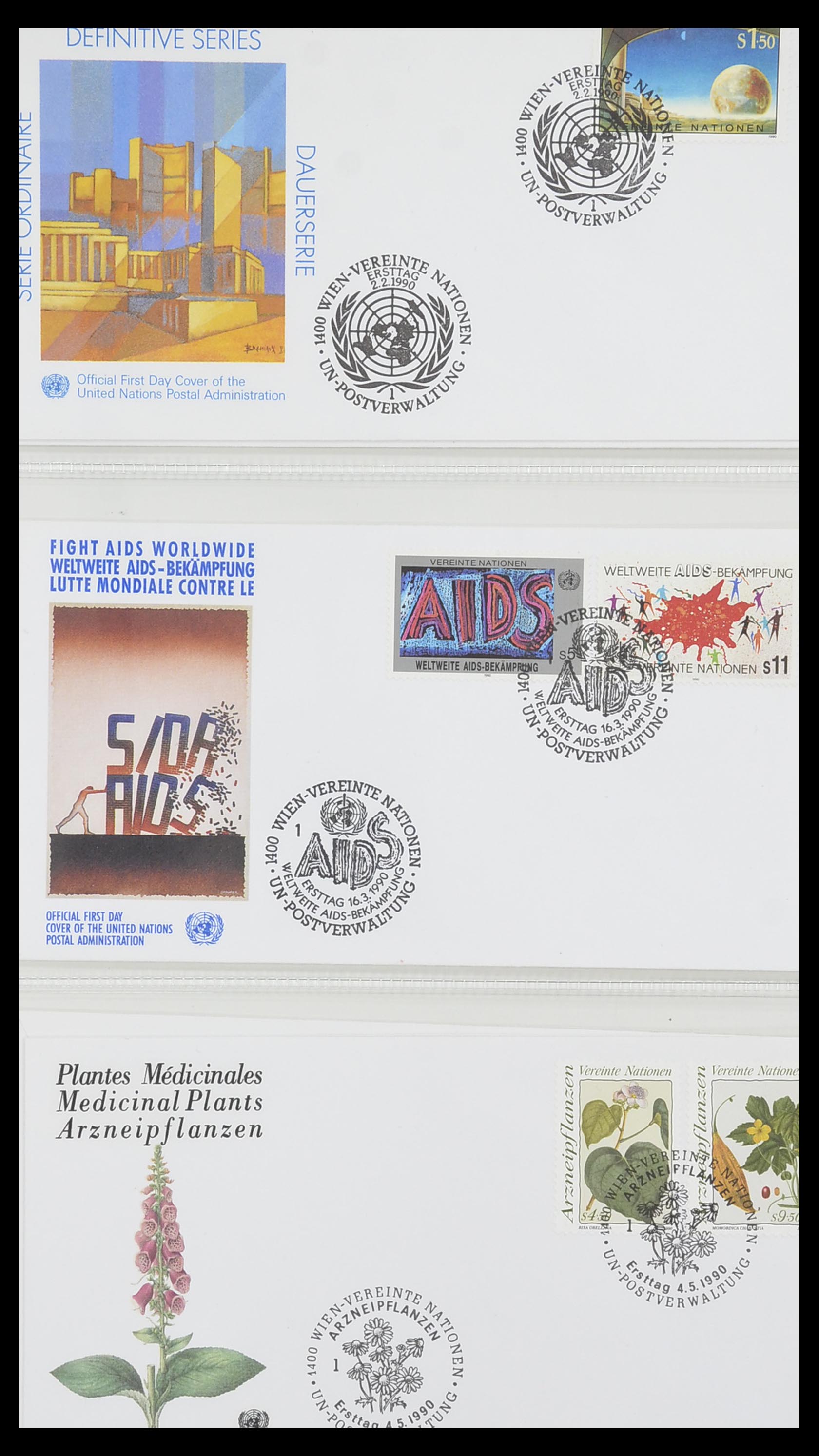 33535 090 - Postzegelverzameling 33535 Verenigde Naties 1951-2008.