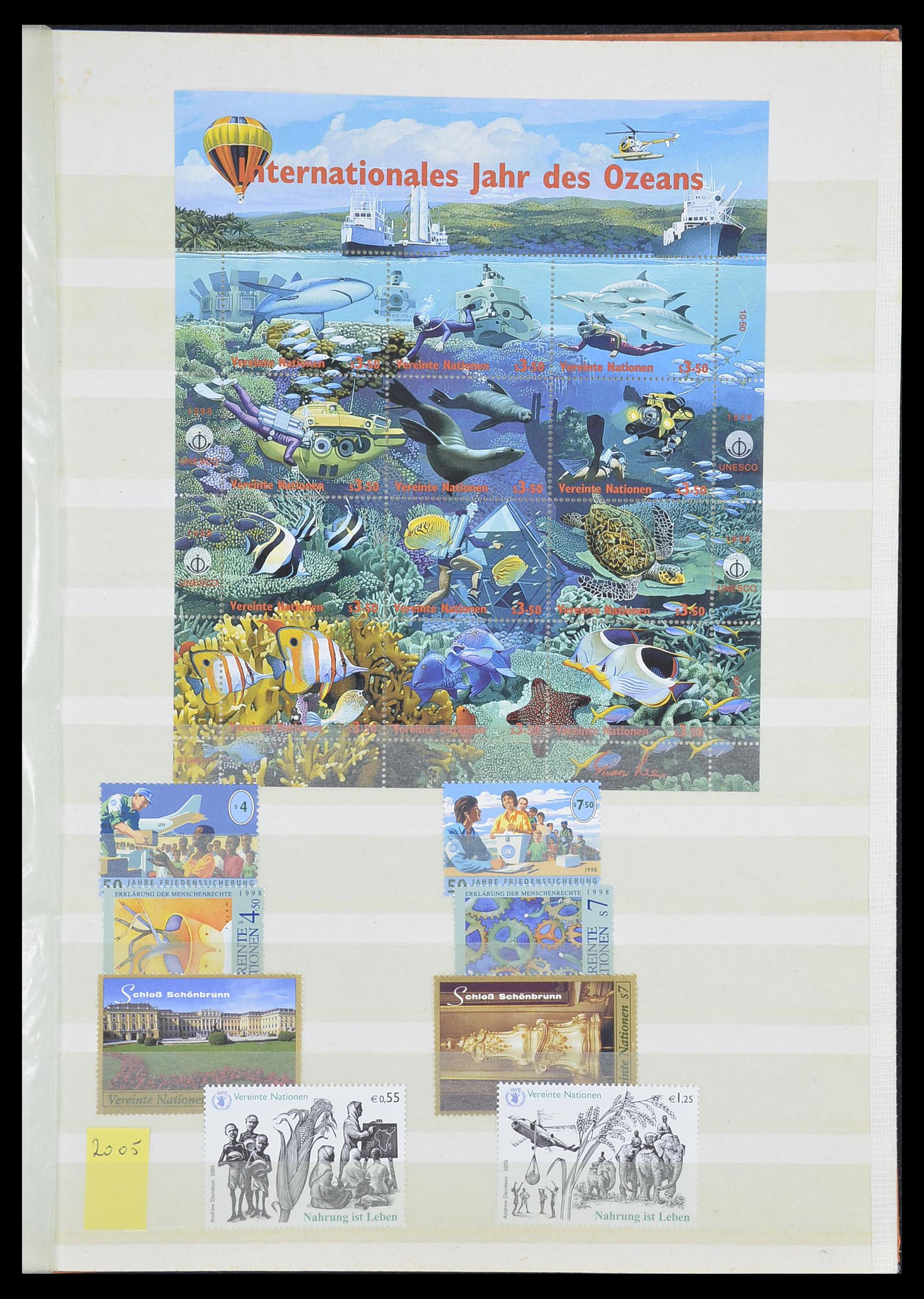 33535 406 - Postzegelverzameling 33535 Verenigde Naties 1951-2008.