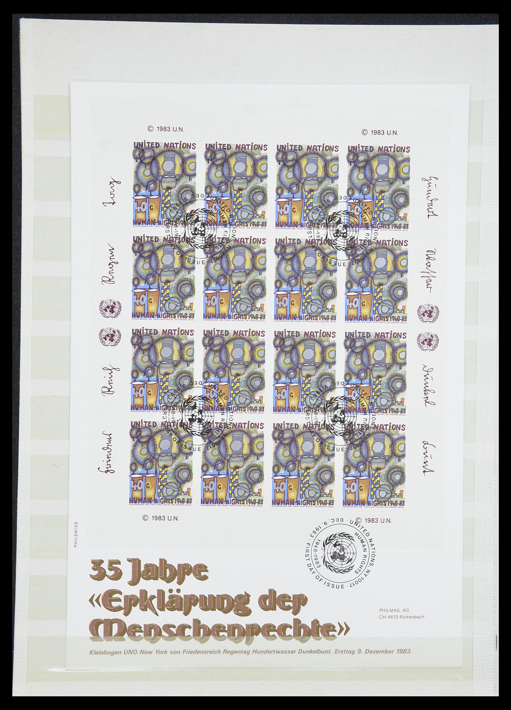 33535 409 - Postzegelverzameling 33535 Verenigde Naties 1951-2008.