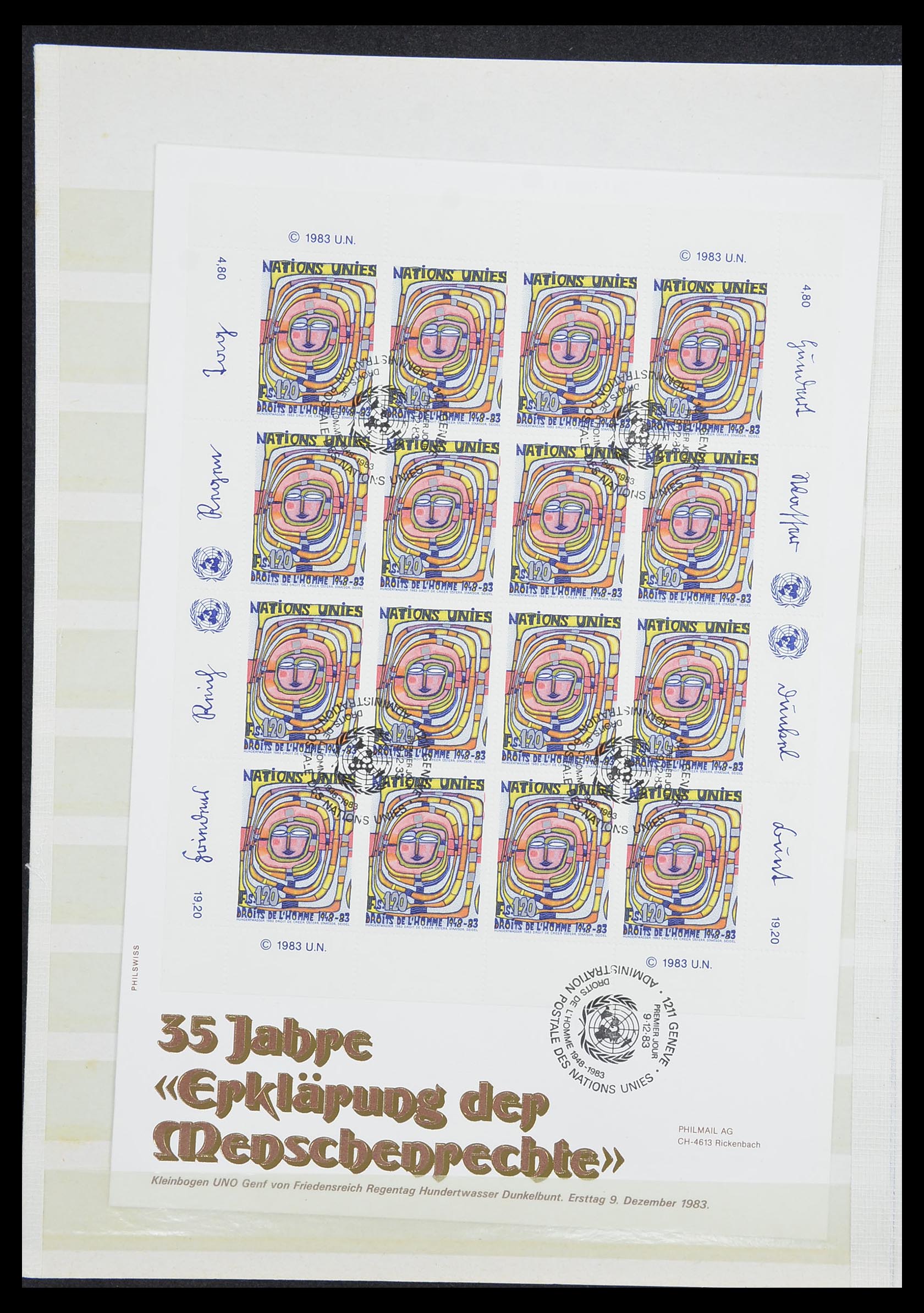 33535 413 - Postzegelverzameling 33535 Verenigde Naties 1951-2008.