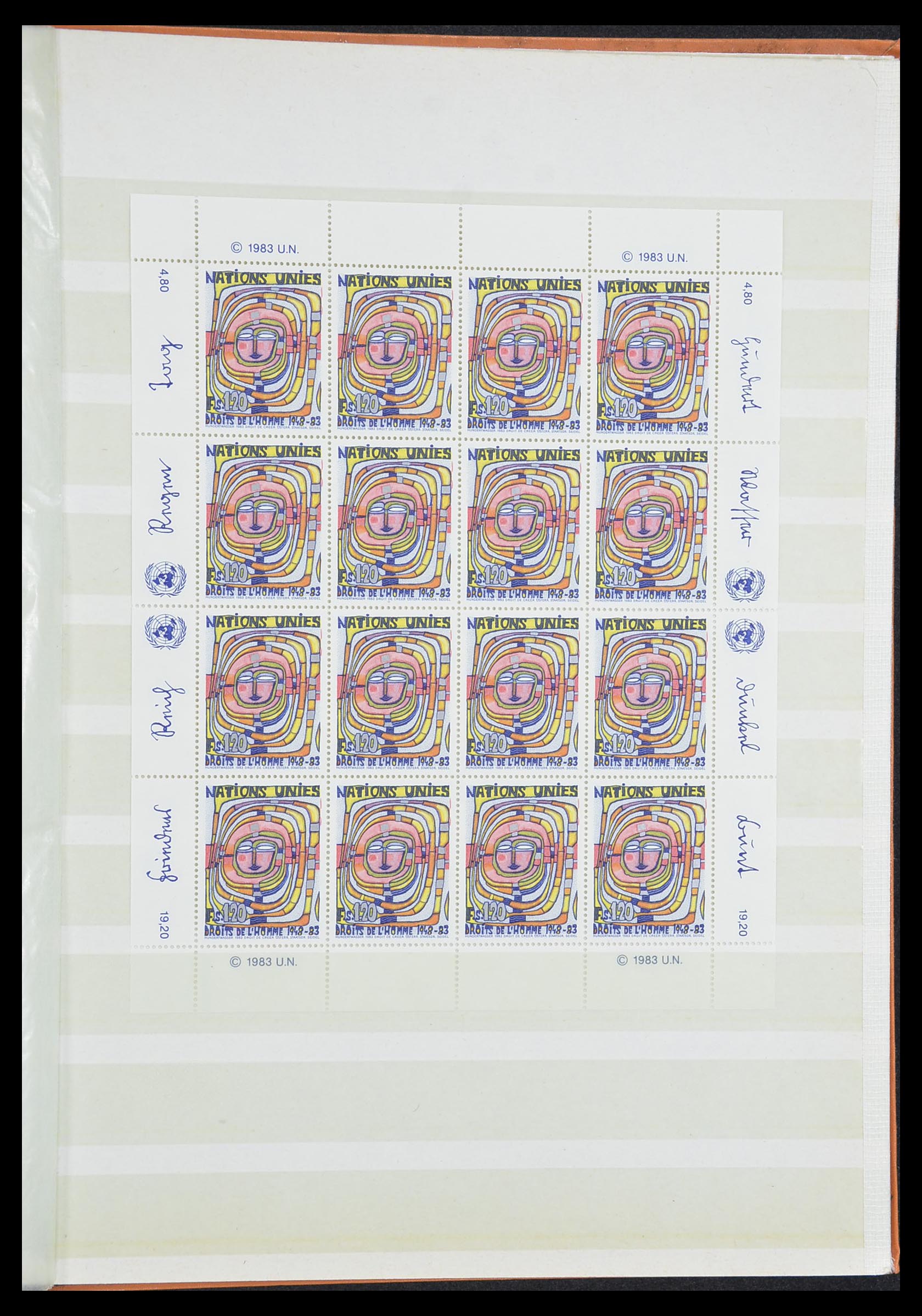 33535 414 - Postzegelverzameling 33535 Verenigde Naties 1951-2008.