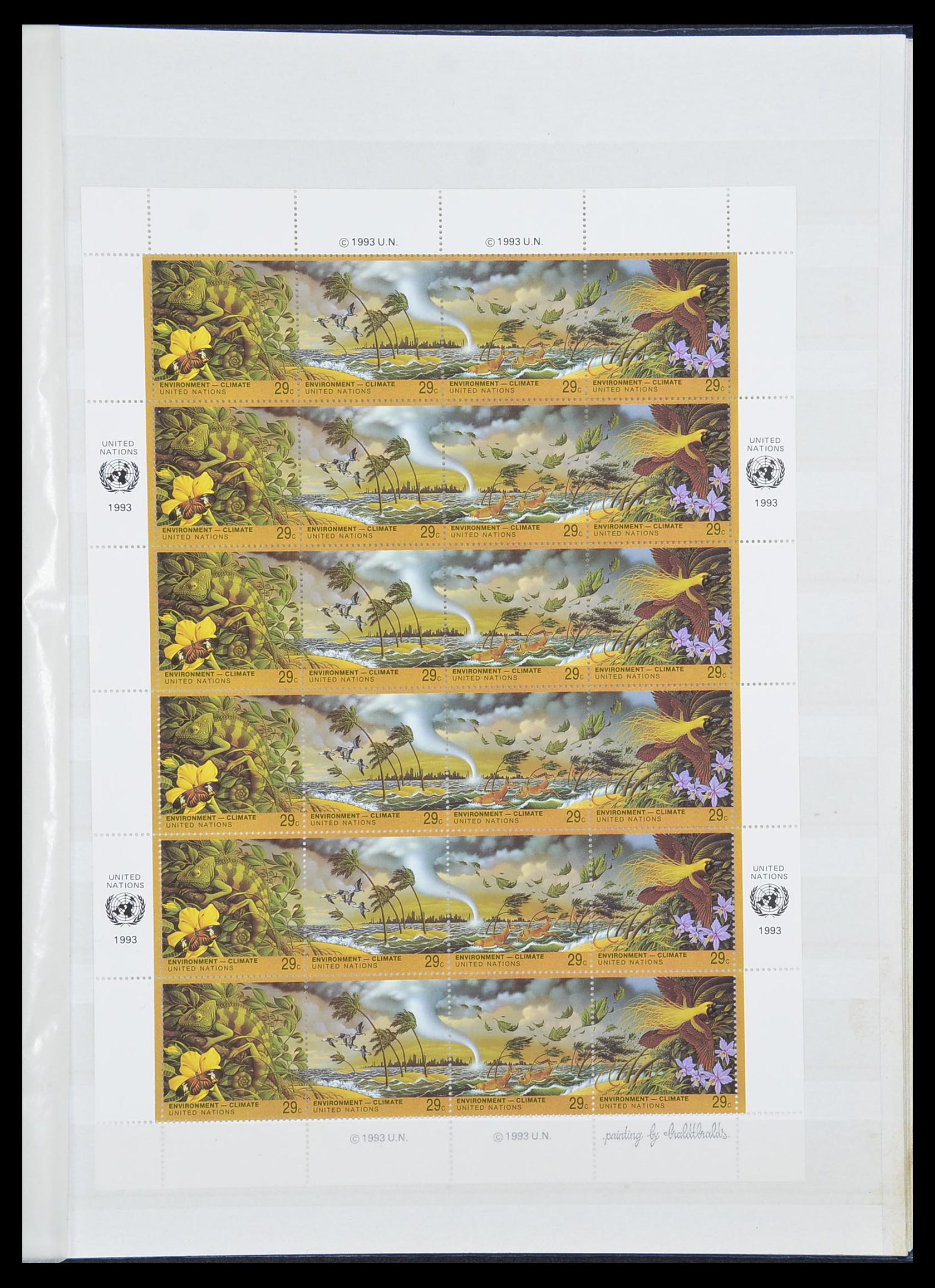 33535 418 - Postzegelverzameling 33535 Verenigde Naties 1951-2008.