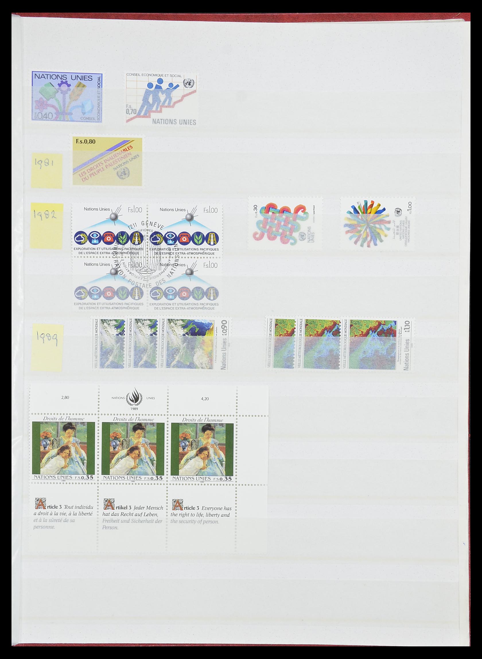 33535 428 - Postzegelverzameling 33535 Verenigde Naties 1951-2008.