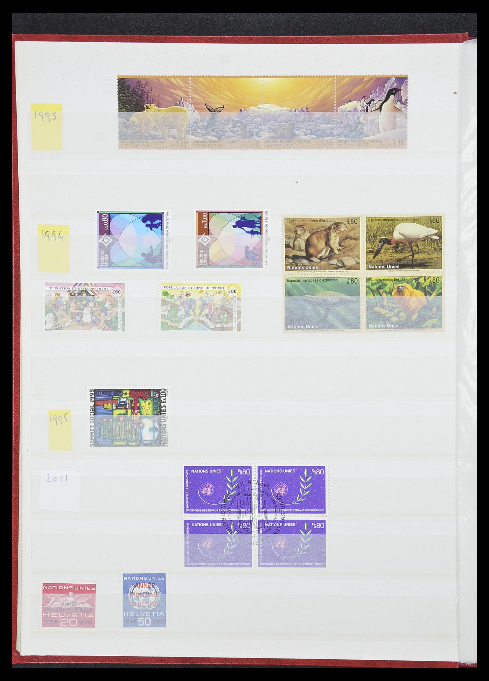 33535 431 - Postzegelverzameling 33535 Verenigde Naties 1951-2008.
