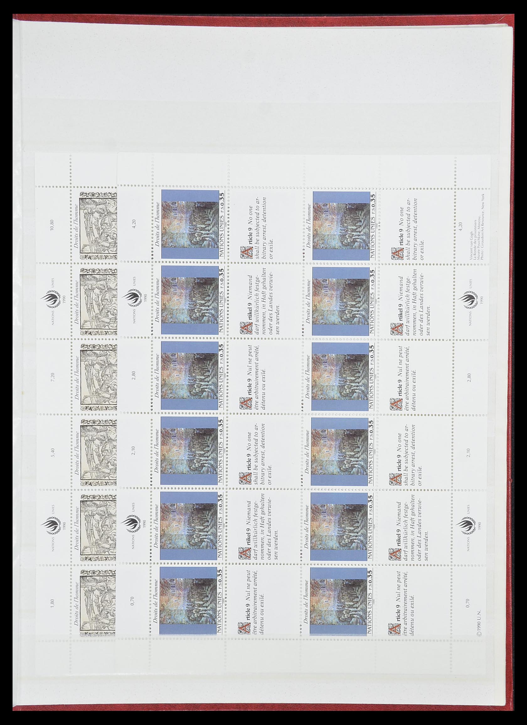 33535 433 - Postzegelverzameling 33535 Verenigde Naties 1951-2008.